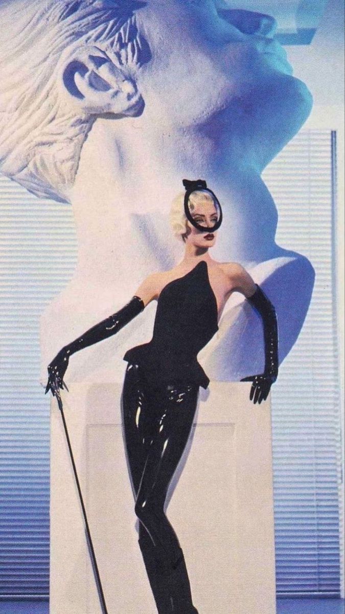 675x1200 Thierry mugler iconic looks. Mugler wallpaper, Mugler poster, Futuristic fashion