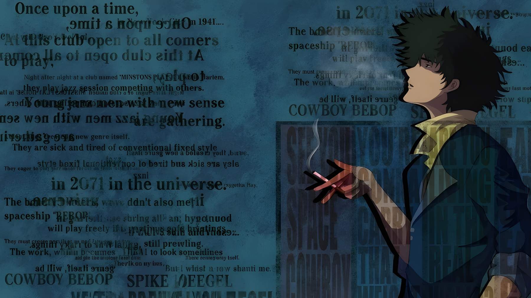1800x1012 4K Upscaled Cowboy Bebop Wallpaper That I've Collected So Far
