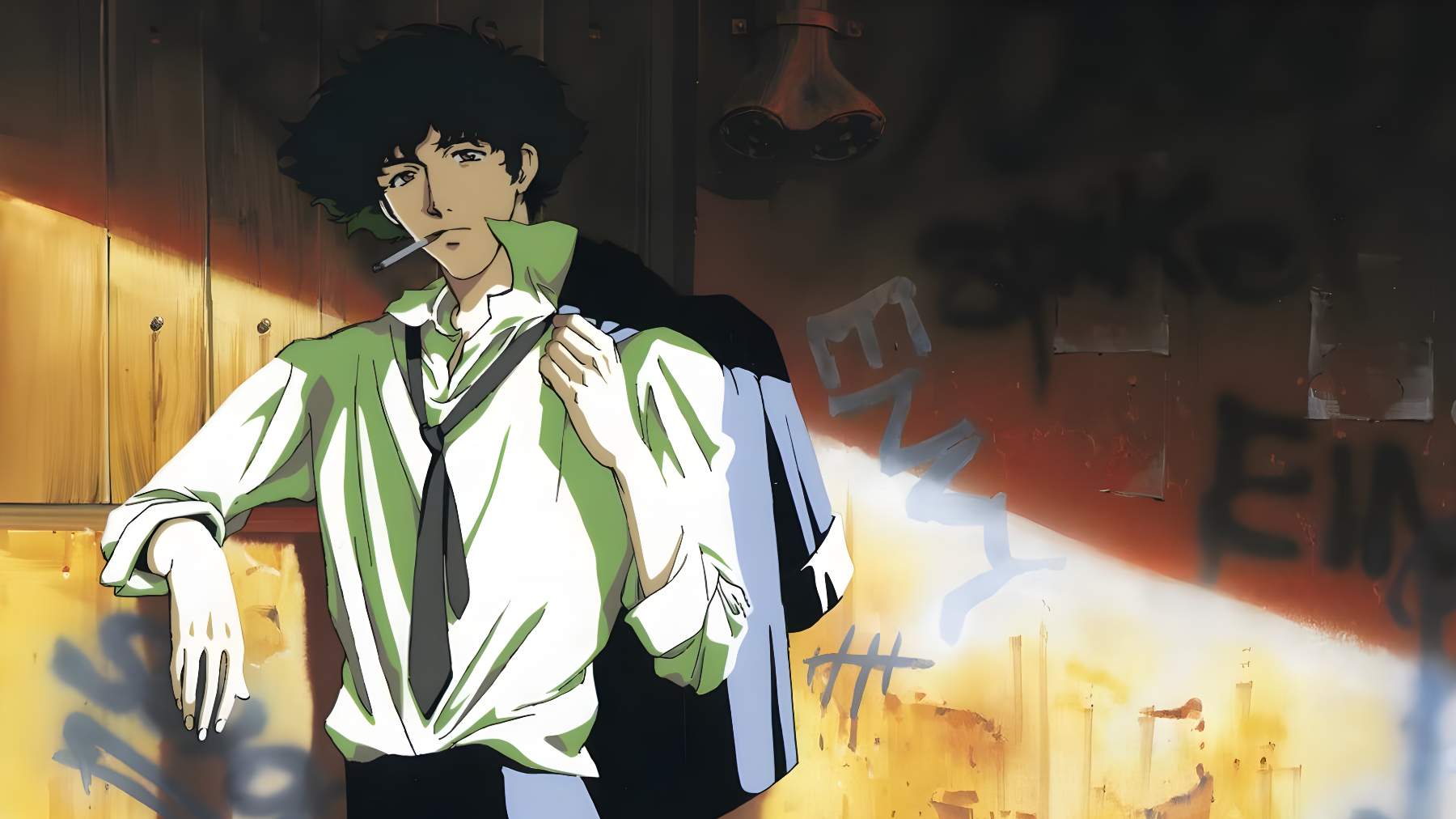 1800x1012 4K Upscaled Cowboy Bebop Wallpaper That I've Collected So Far