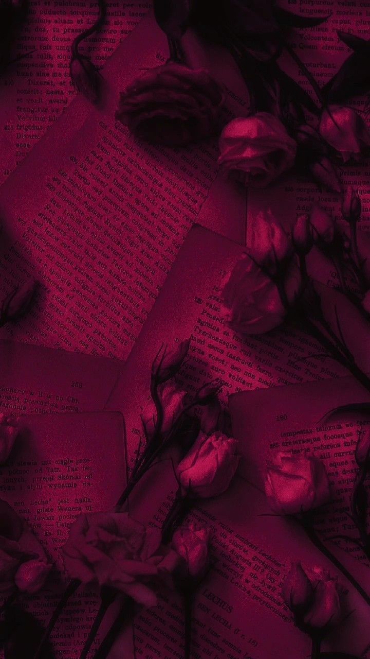 720x1280 Maroon Aesthetic. Pink and Black Wallpaper. Purple black red aesthetic, Burgundy wallpaper aesthetic iphone