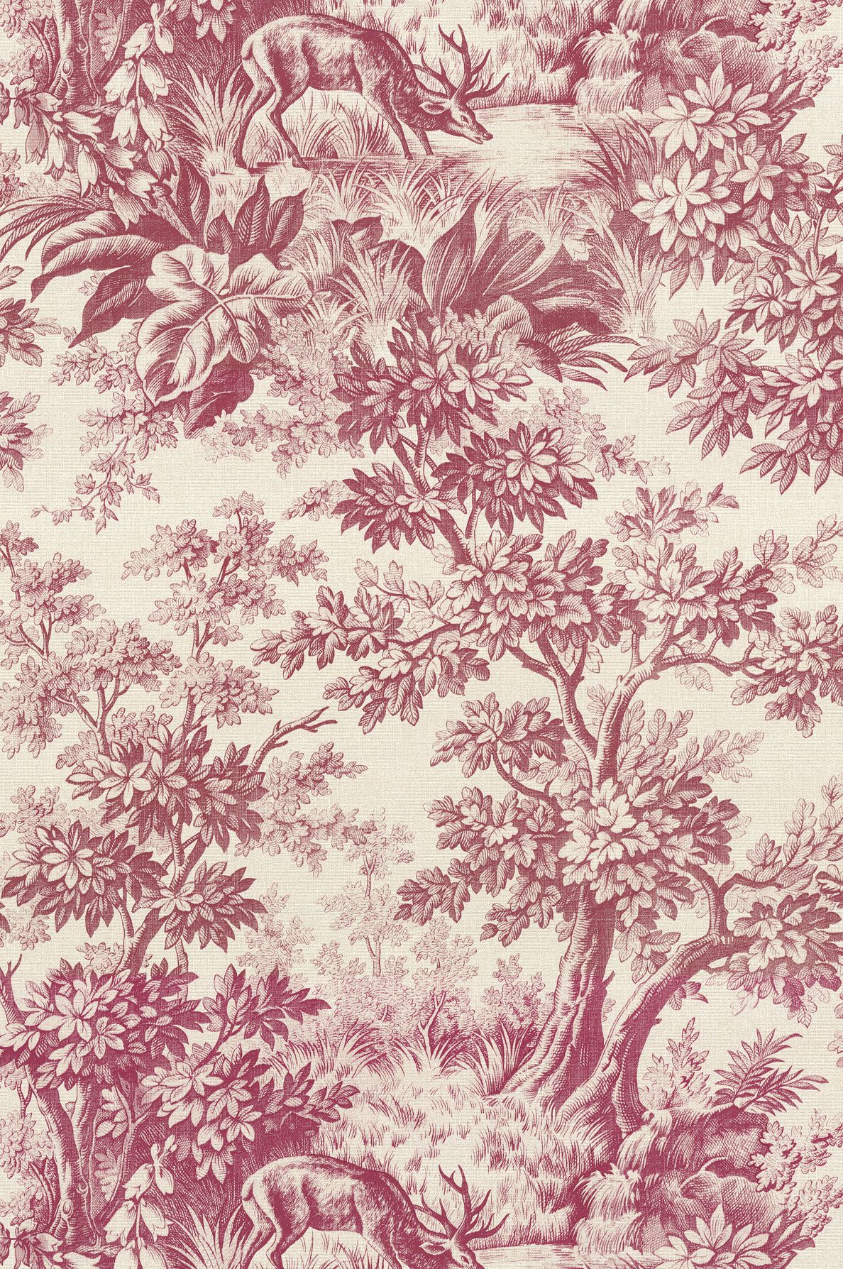 1188x1788 Stag Toile' Classical Wallpaper