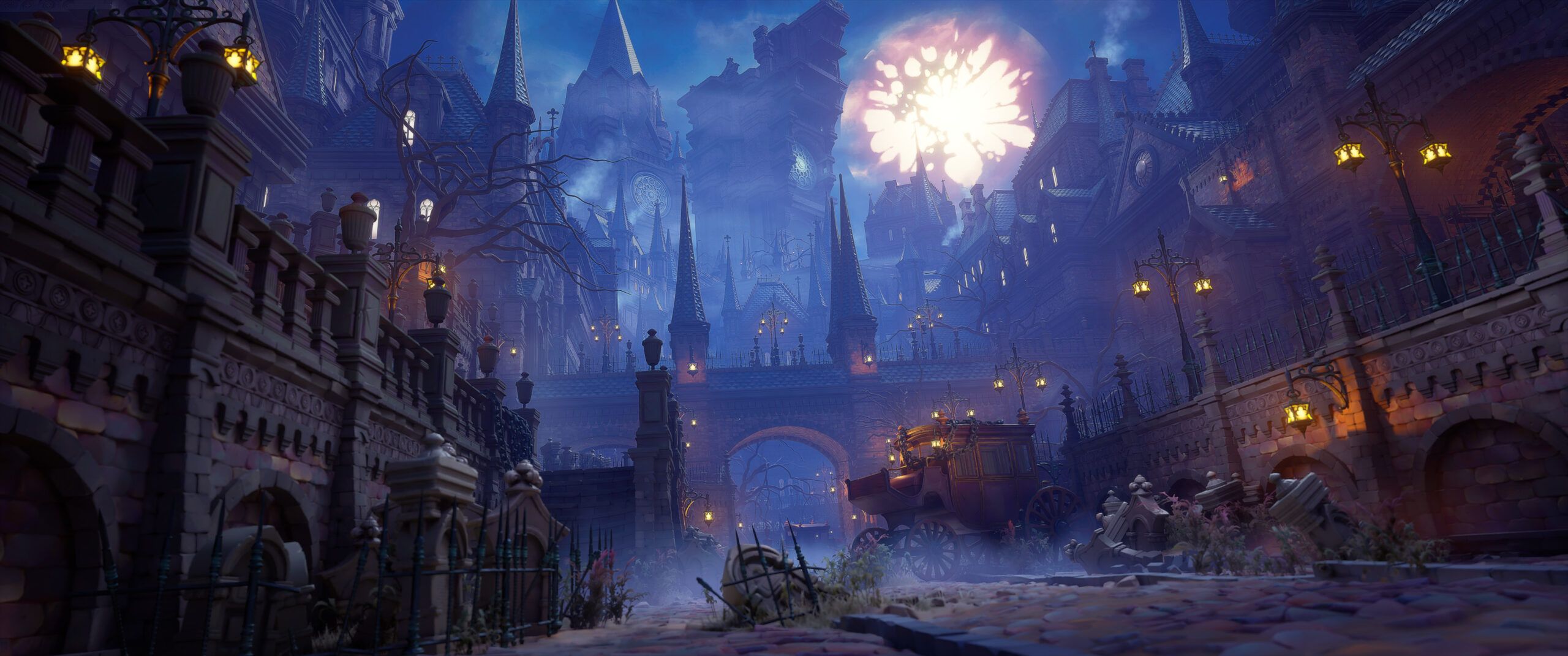 2560x1071 Yharnam's Street