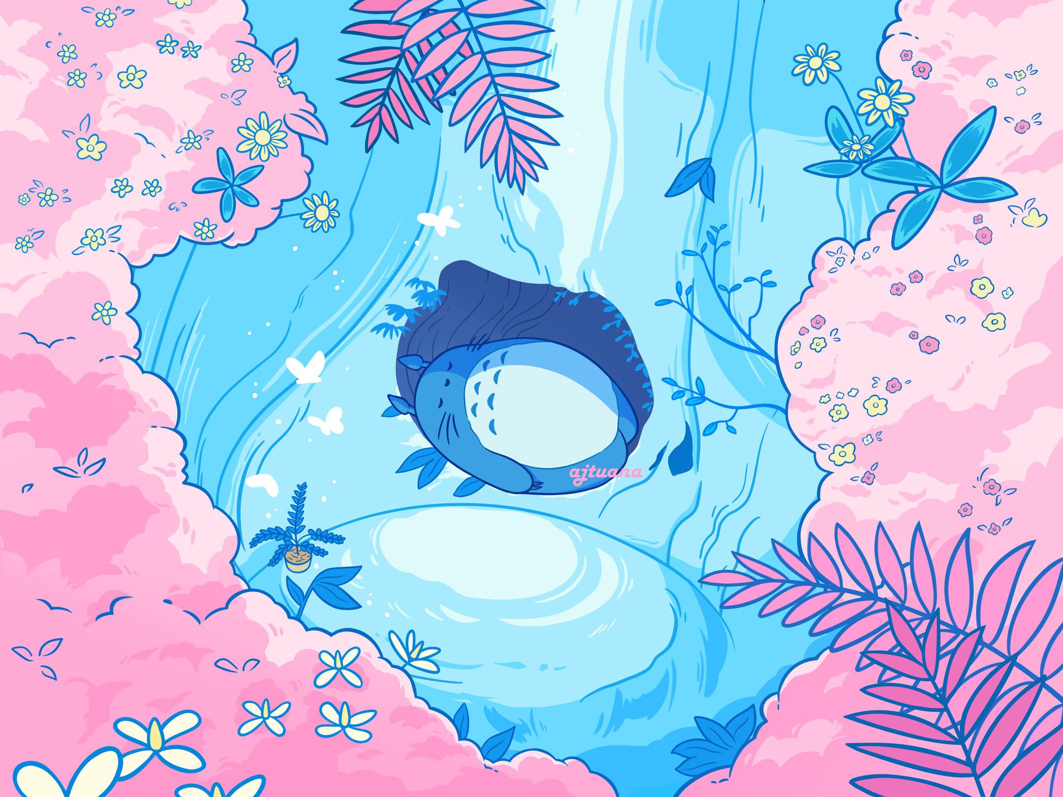 2160x1620 Sleeping Totoro