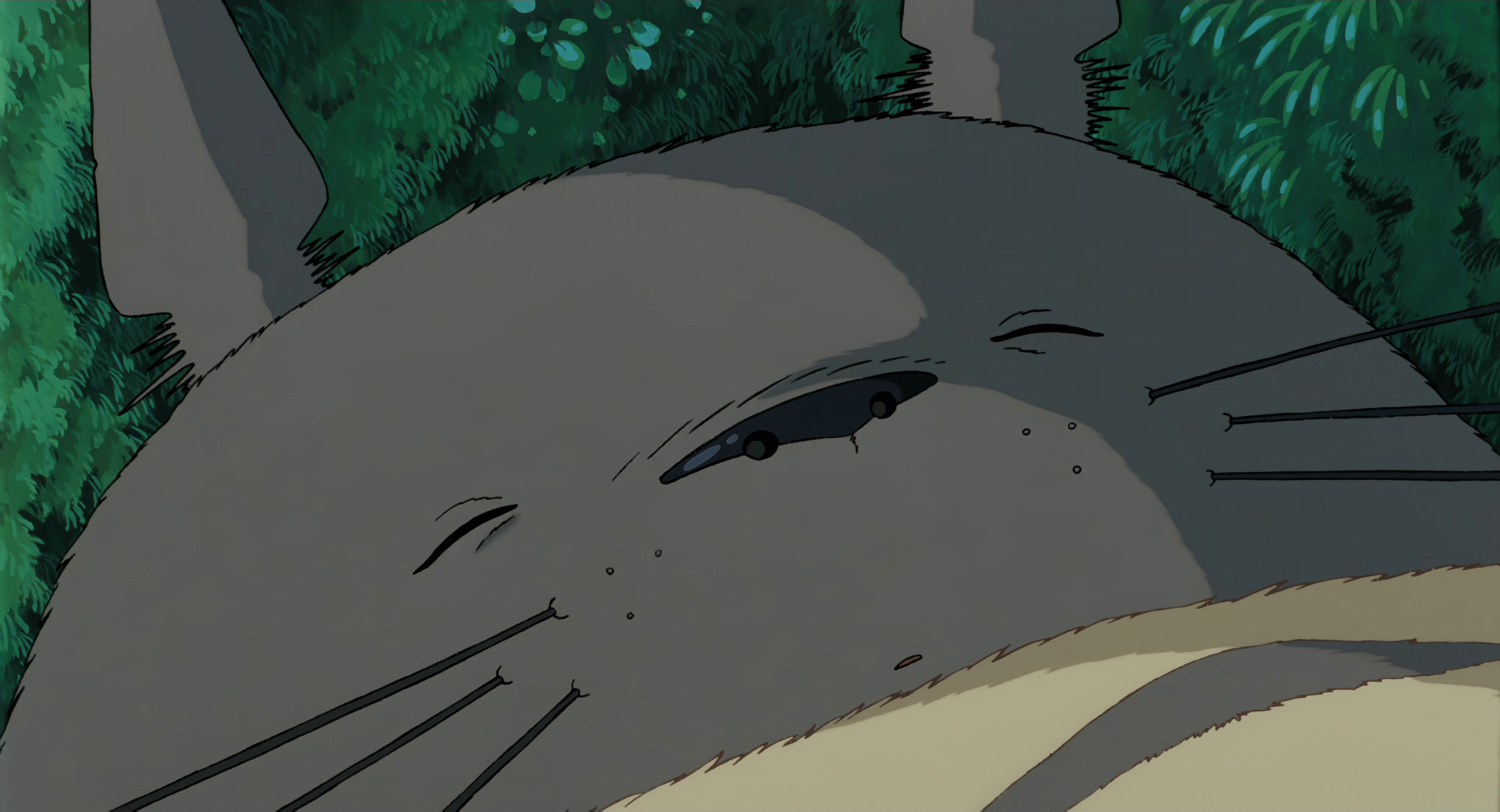 3840x2080 I upscaled My Neighbor Totoro to 4K to start off the new year with a bang!