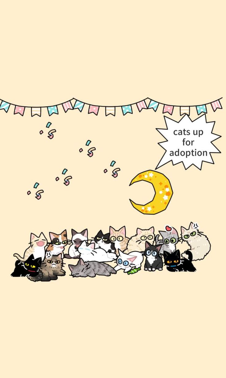 736x1232 Delicious Peanut Butter Cups. Chi's sweet home wallpaper, Pastel themed cat art, Wonder cat kyuu