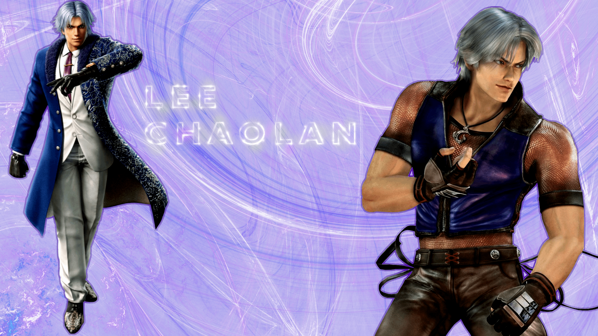 1920x1080 Been messing with GIMP, here's a Lee Chaolan wallpaper I made