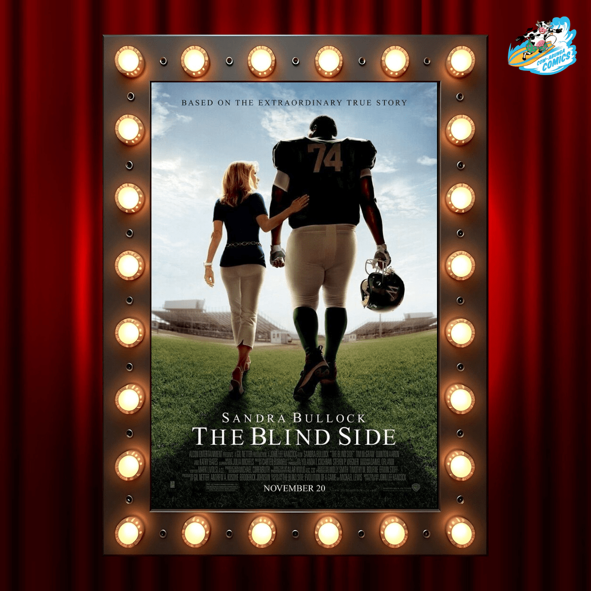 1200x1200 The Blind Side Original Double Sided 27x40 Theatrical One Sheet Movie Poster