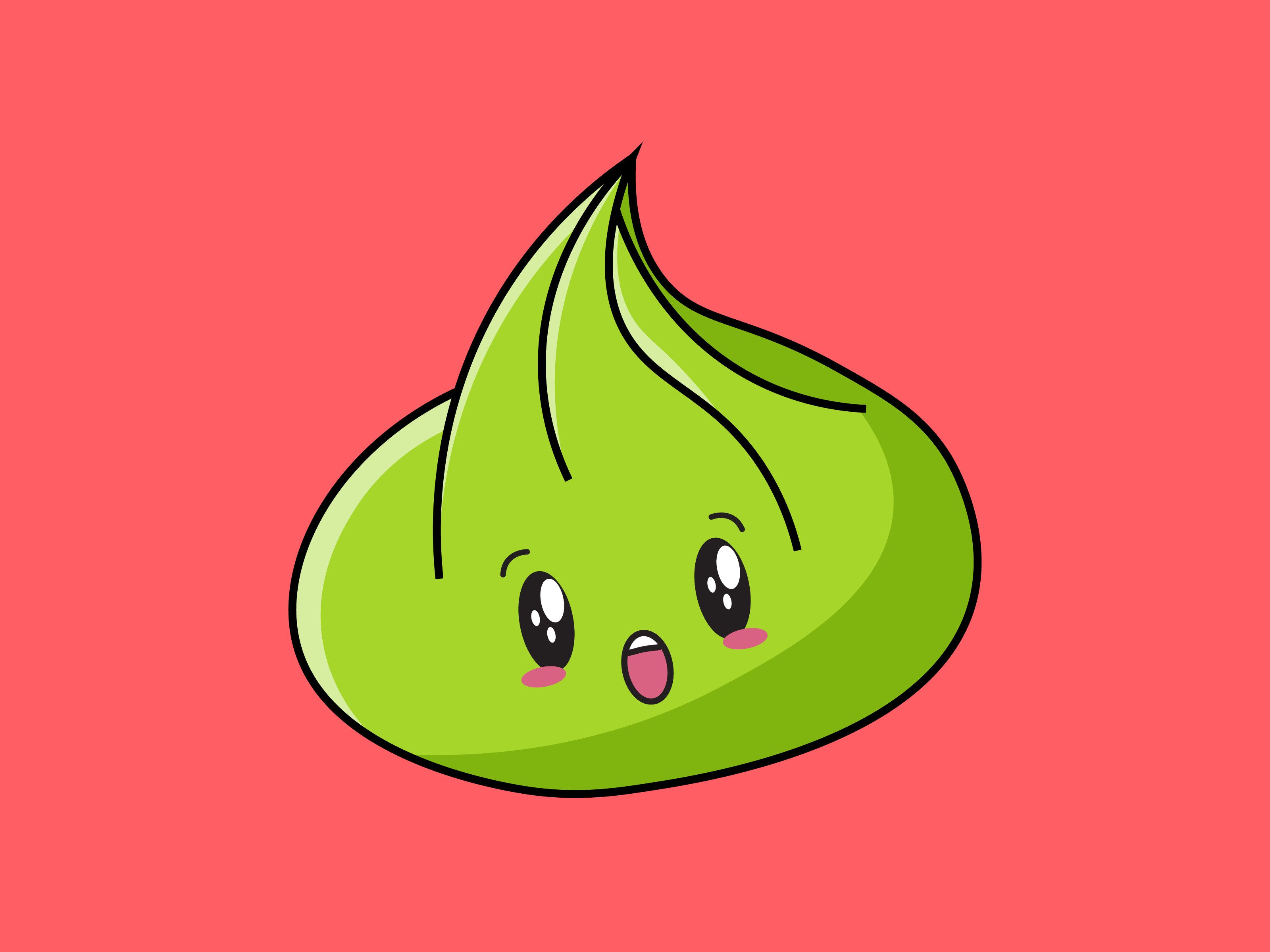 3200x2400 Kawaii Sushi Wasabi Icon Graphic by naskaaset · Creative Fabrica