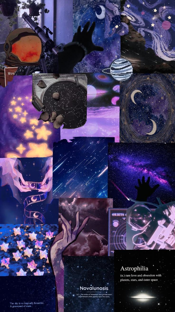 736x1308 SpaceCore Aesthetic Moodboard