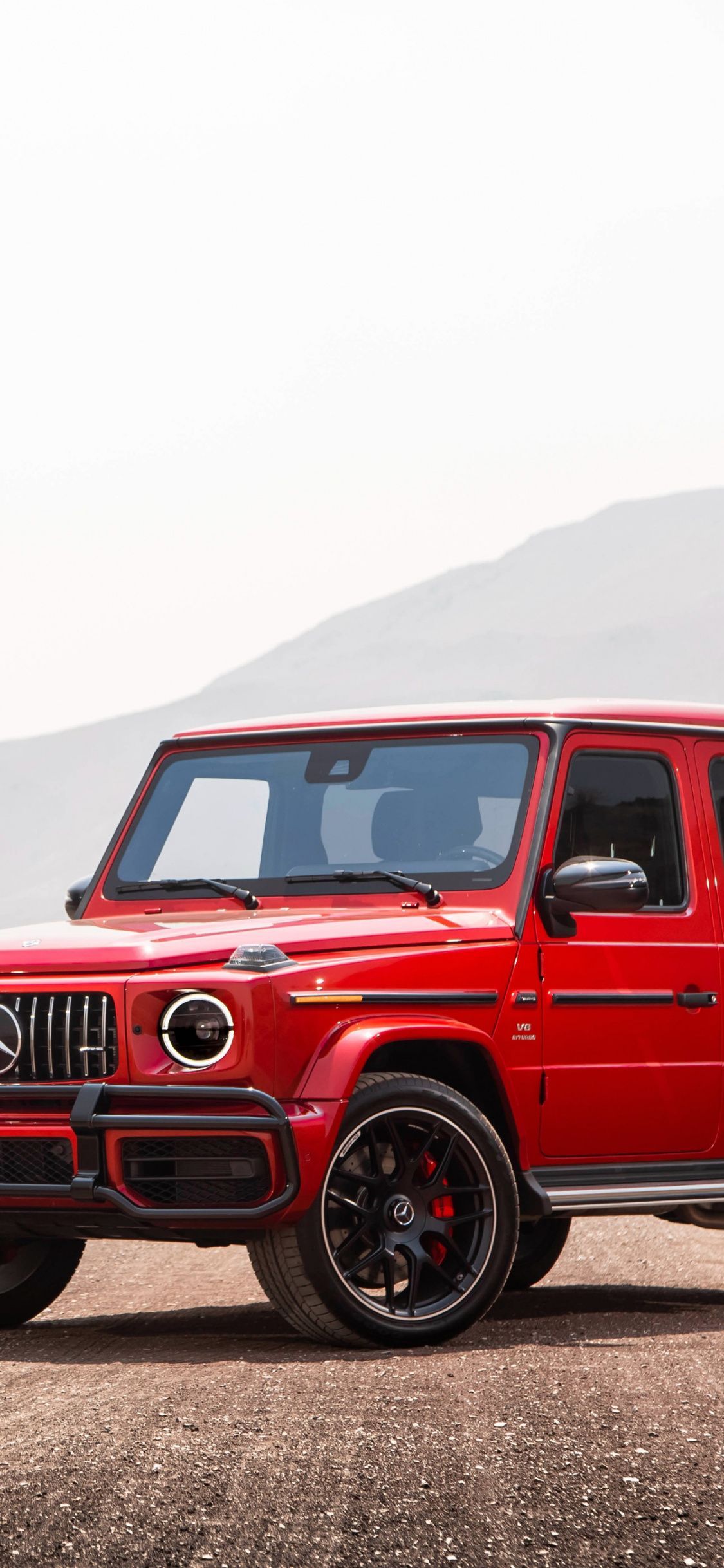 1125x2436 G Wagon Red Wallpaper