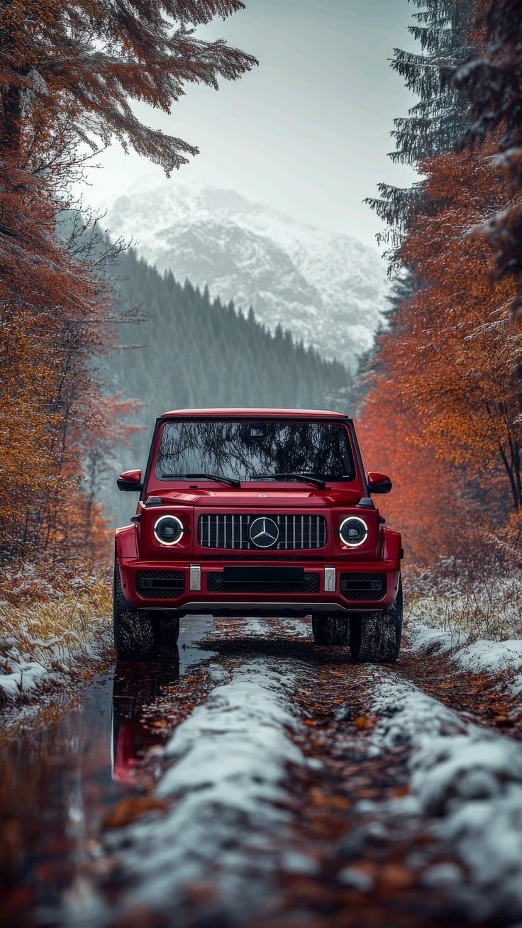 736x1308 Benz g wagon wallpaper. Red g wagon wallpaper 4k, Red jeep mountain background, Car wallpaper