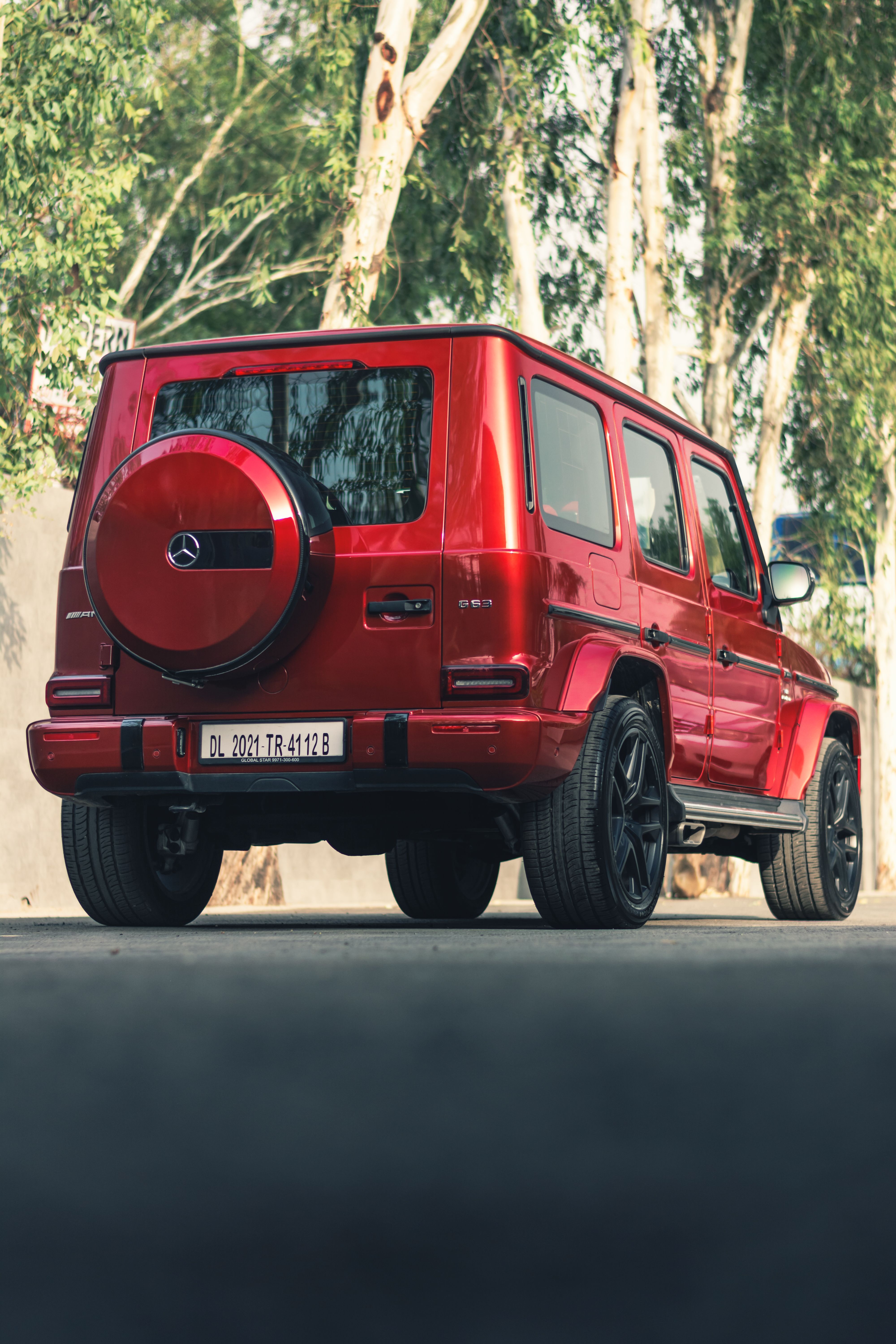 4000x6000 Red Mecedes Benz G Class · Free