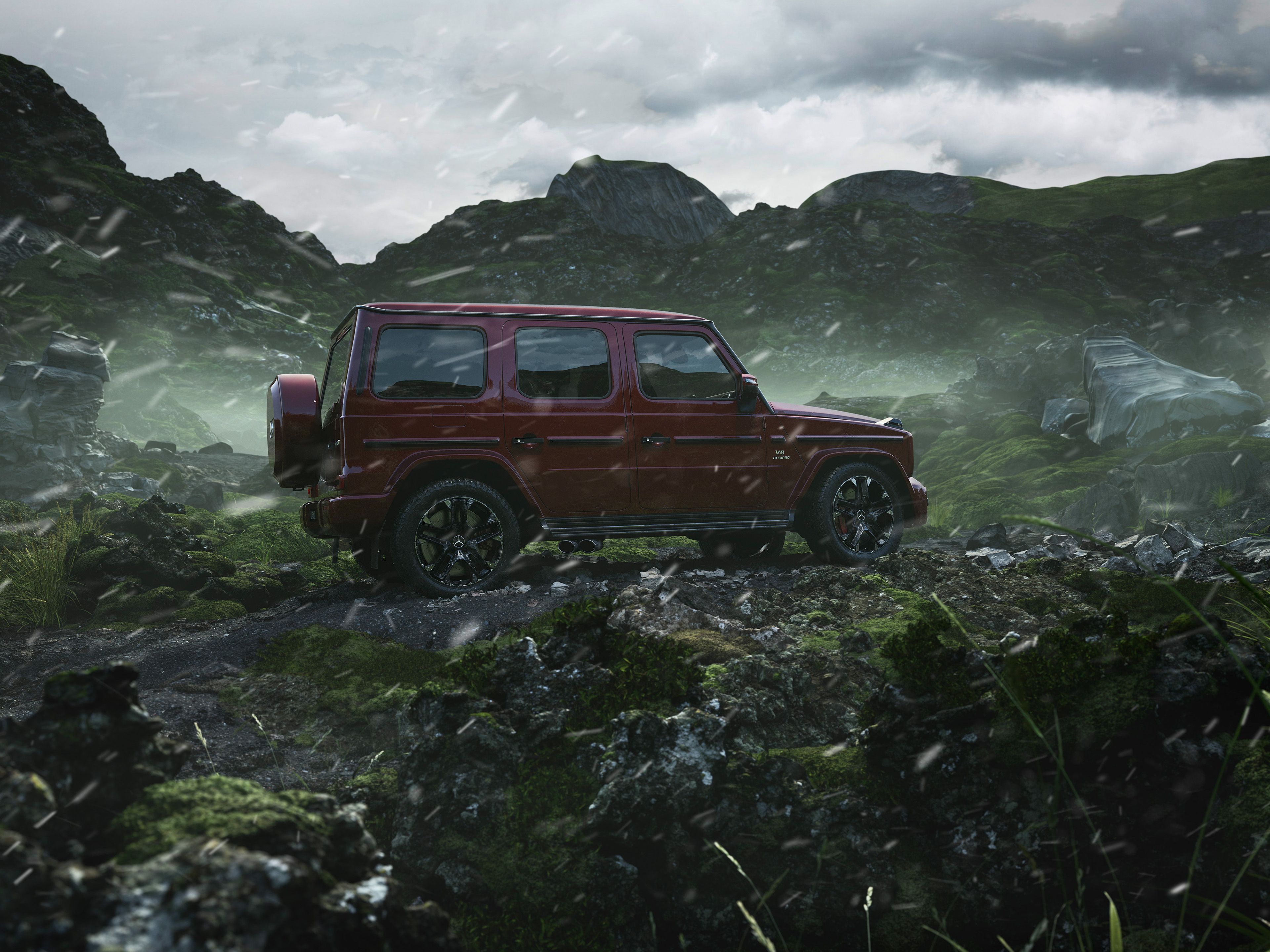 3840x2880 Red Mercedes G Wagon Wallpaper, HD Cars Wallpaper, 4k Wallpaper, Image, Background, Photos and Picture