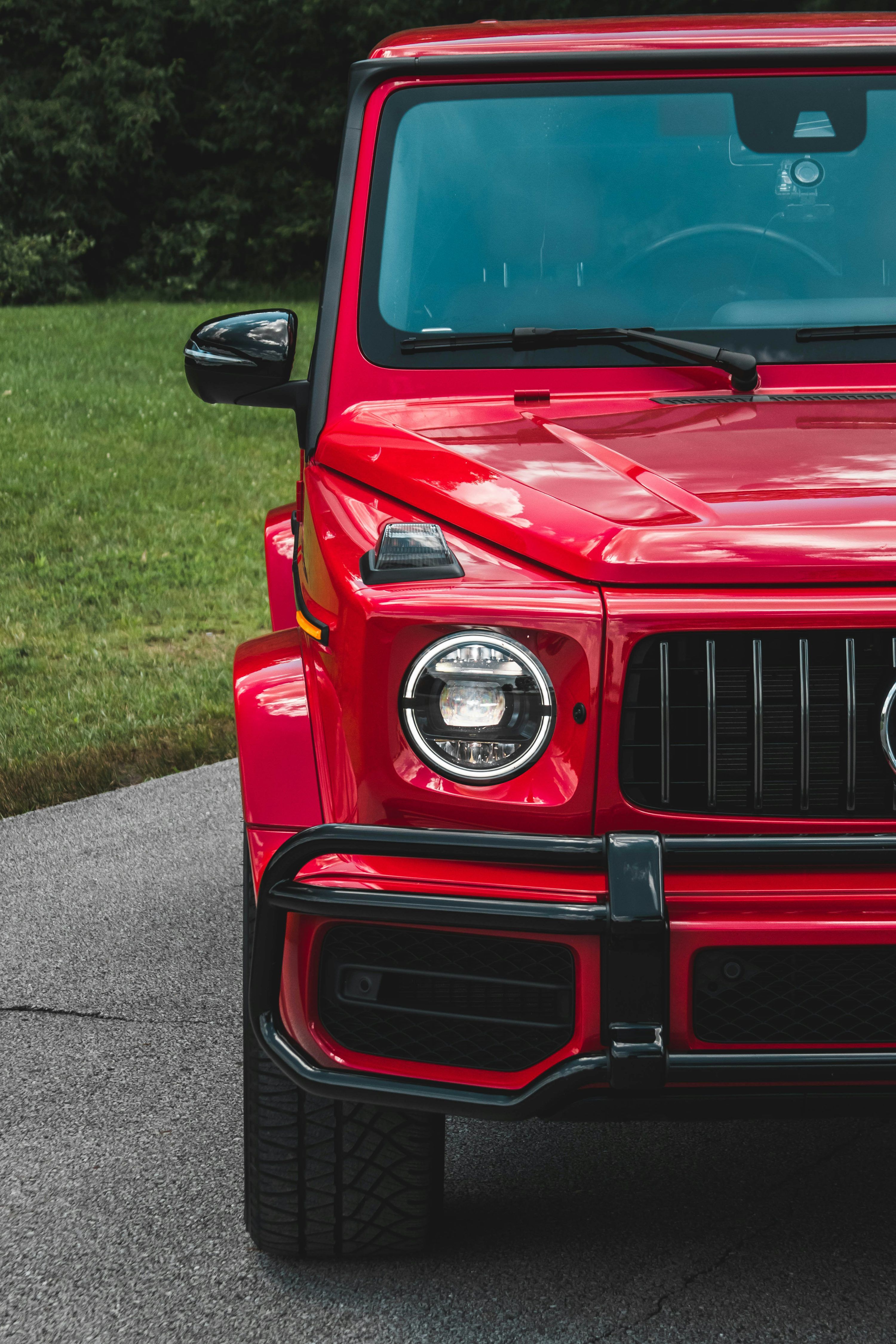 3000x4500 Red Mercedes Benz G Class SUV