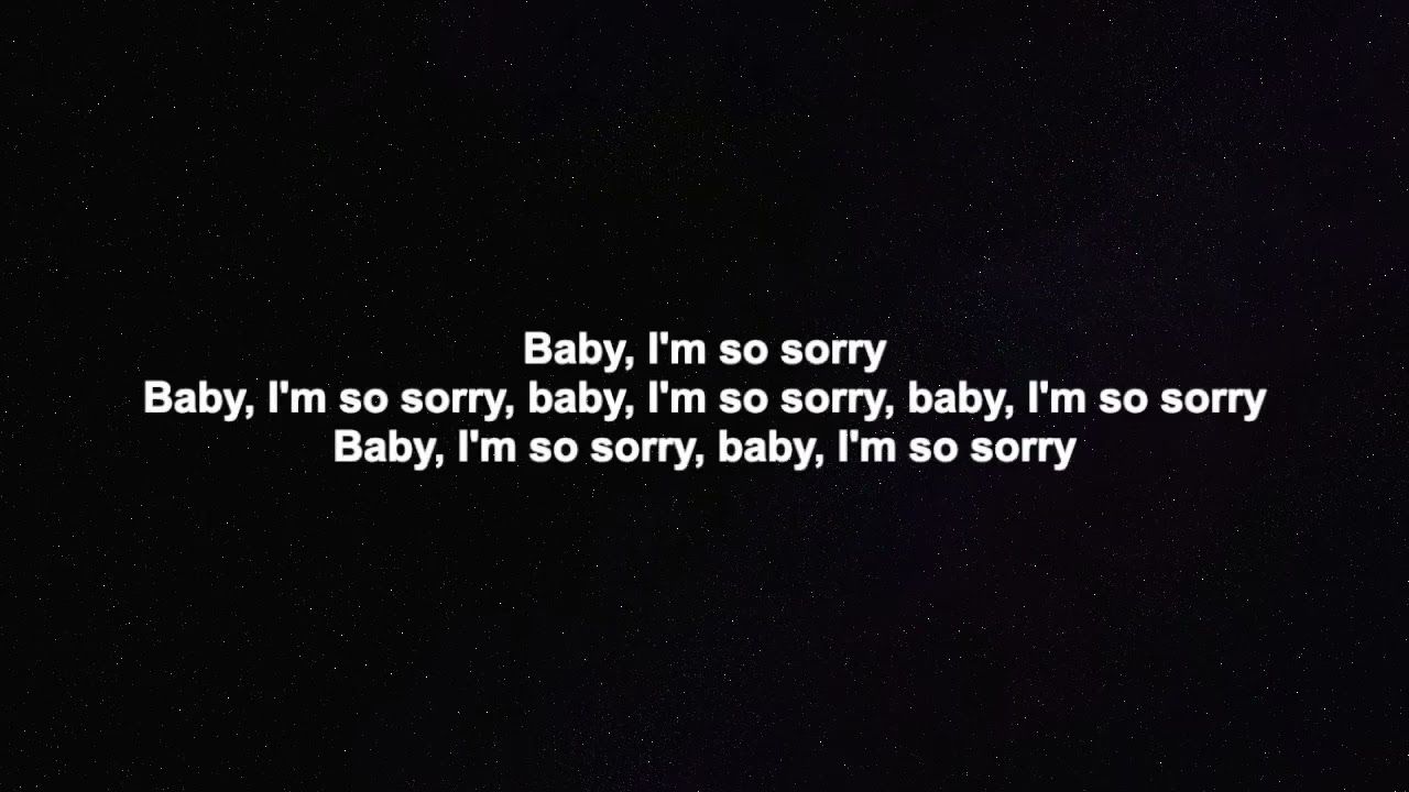 1280x720 Lil Baby Sorry (Lyrics Video)