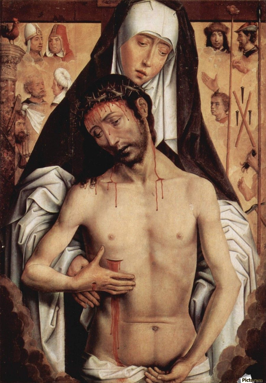 900x1294 Mater Dolorosa, 1475 by Hans Memling Wall Art