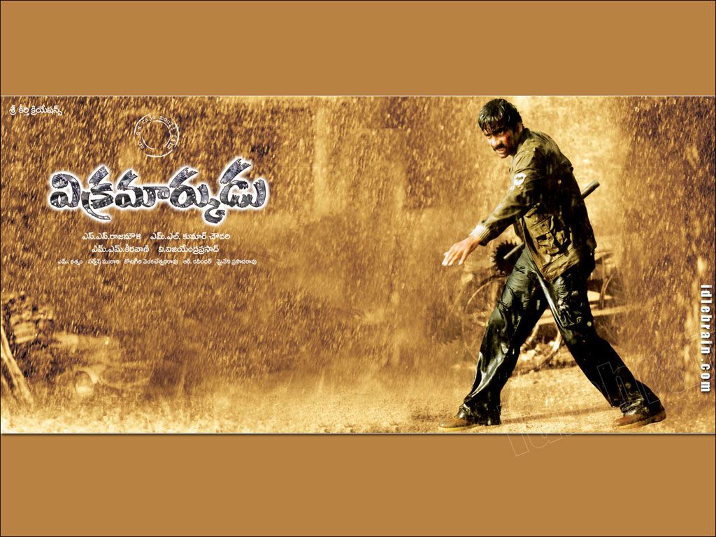 1024x768 Vikramarkudu film wallpaper
