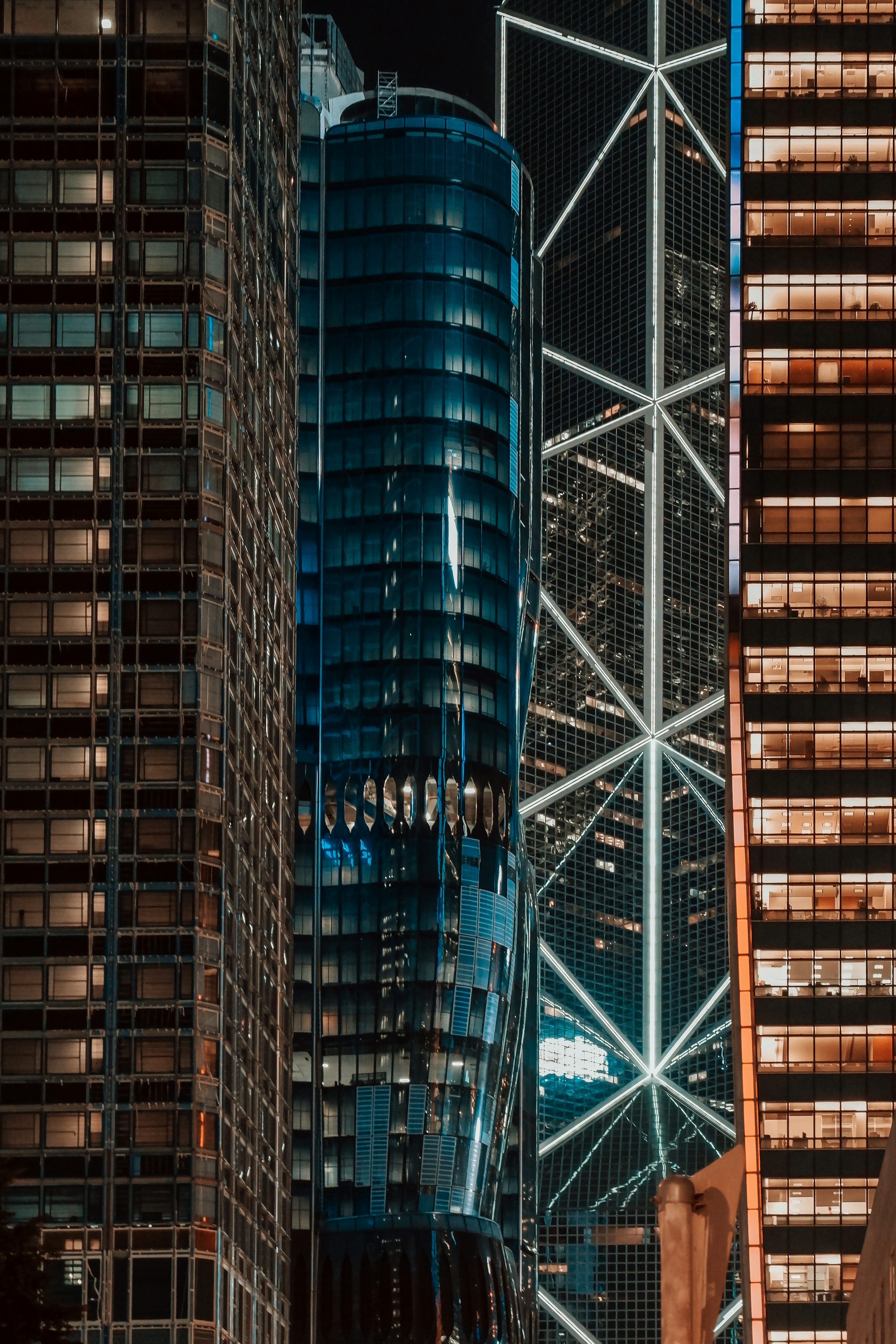3000x4500 High rise buildings during night time