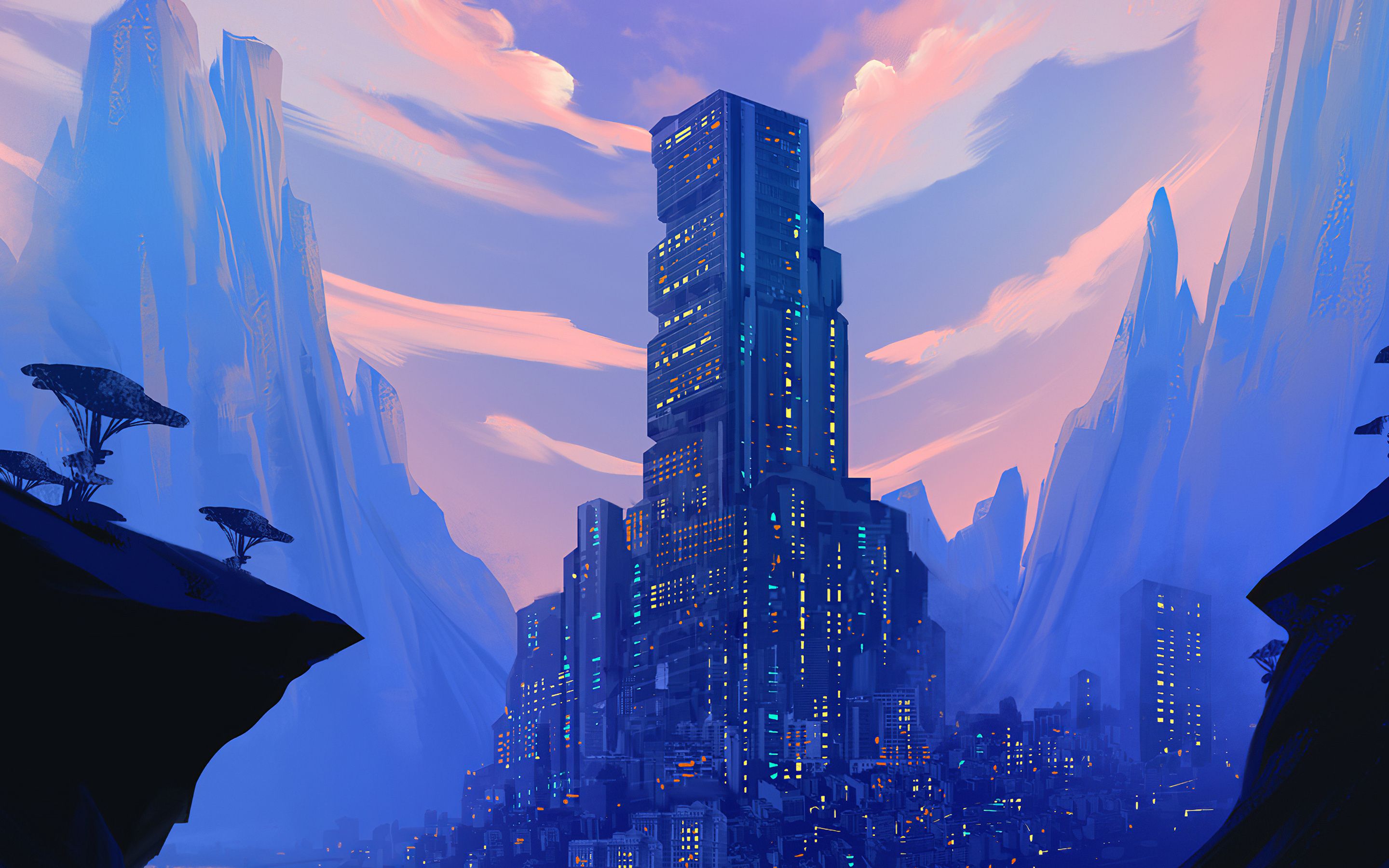 2880x1800 Big Buildings Mehdi Macbook Pro Retina , HD 4k Wallpaper, Image, Background, Photos and Picture