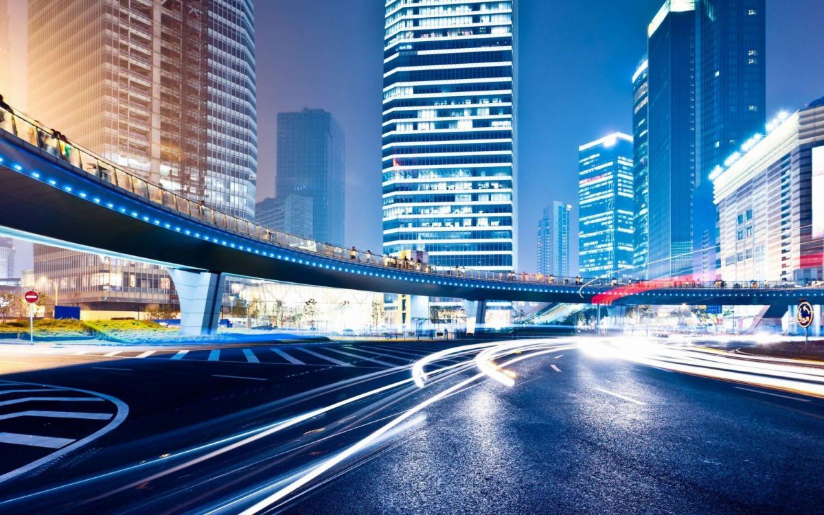 1200x750 Wallpaper Cars on Road Near High Rise Buildings During Daytime, Background Free Image
