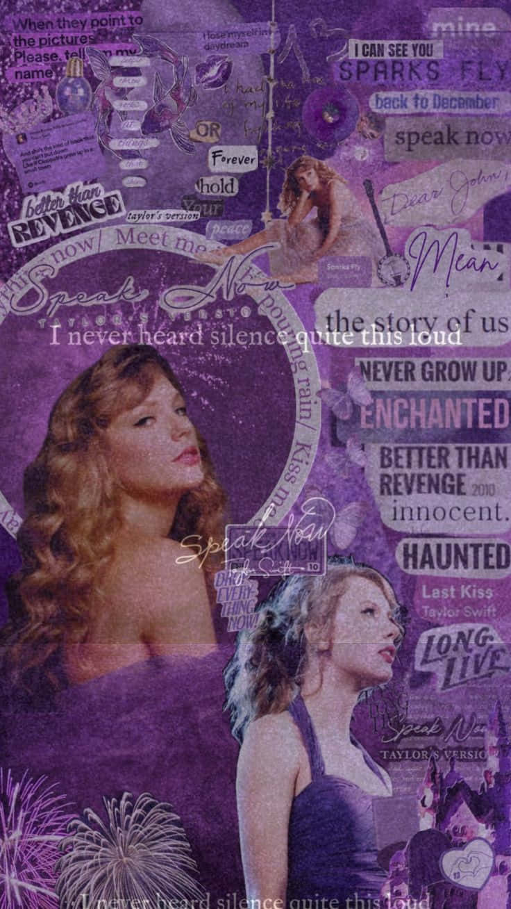 736x1308 Download Speak Now Taylor Swift Collage Wallpaper