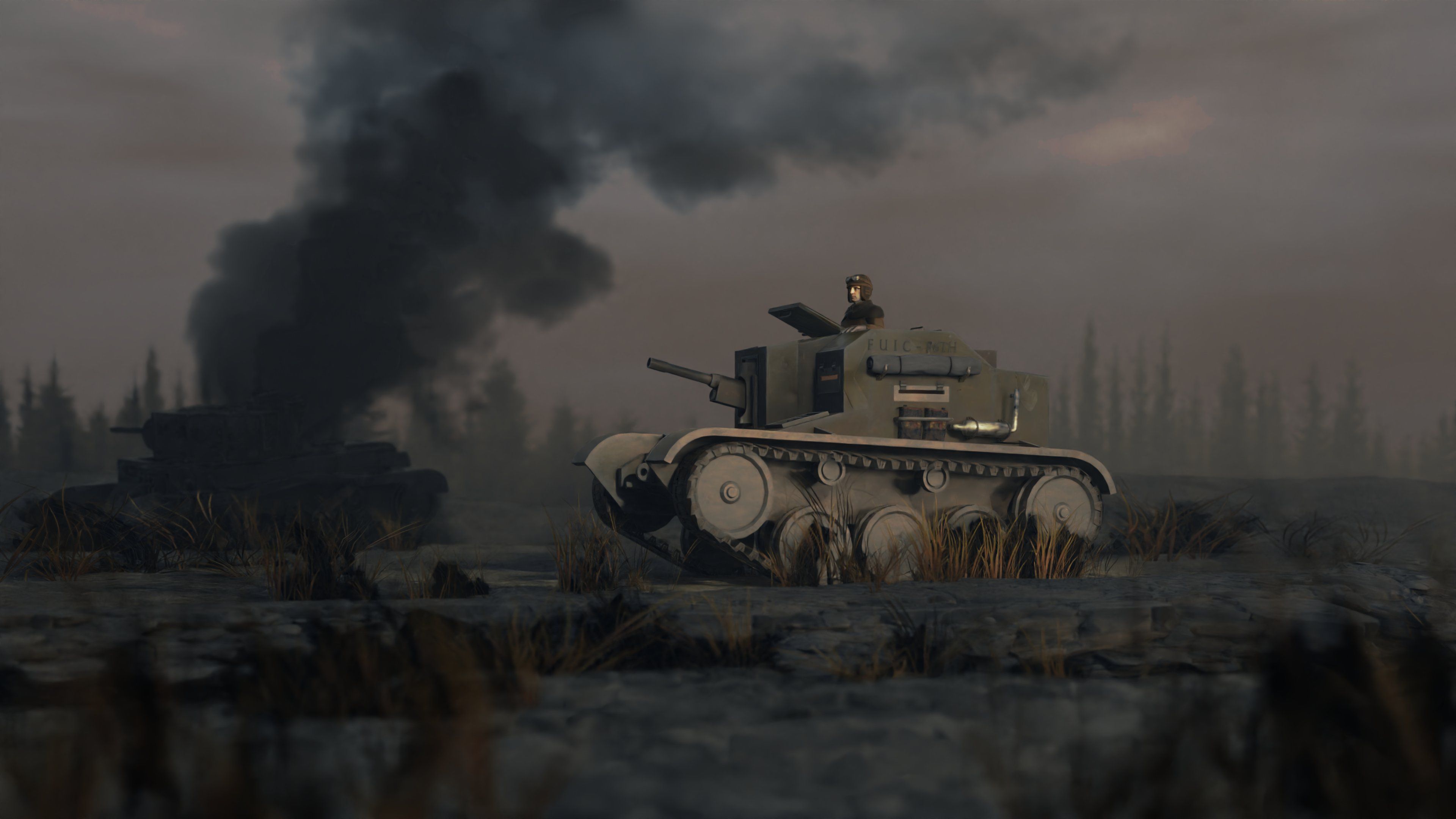3840x2160 Foxhole Wallpaper