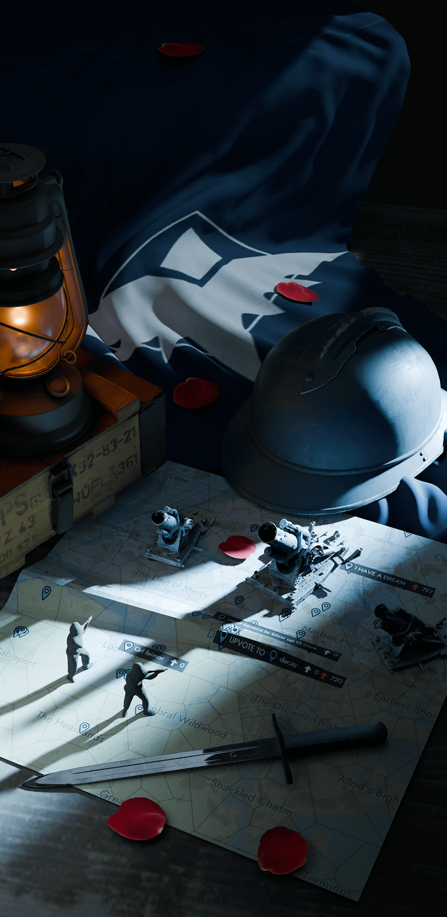 640x1312 War Plan foxhole fan art (Warden version)
