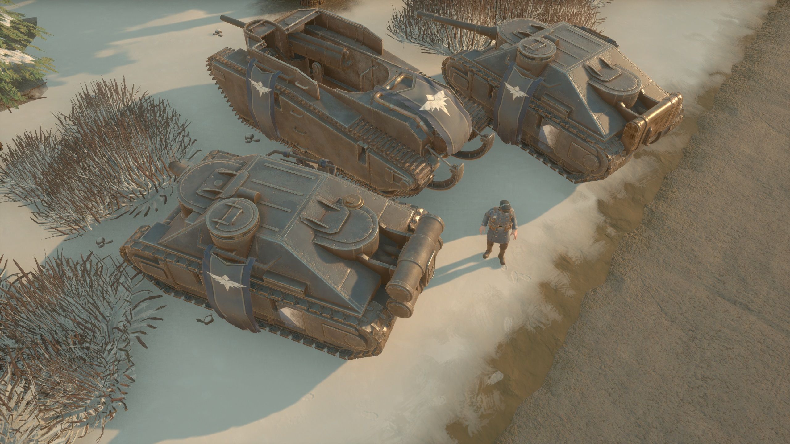 2560x1440 Changes for Foxhole update 53: Warden Tank Flags Mod