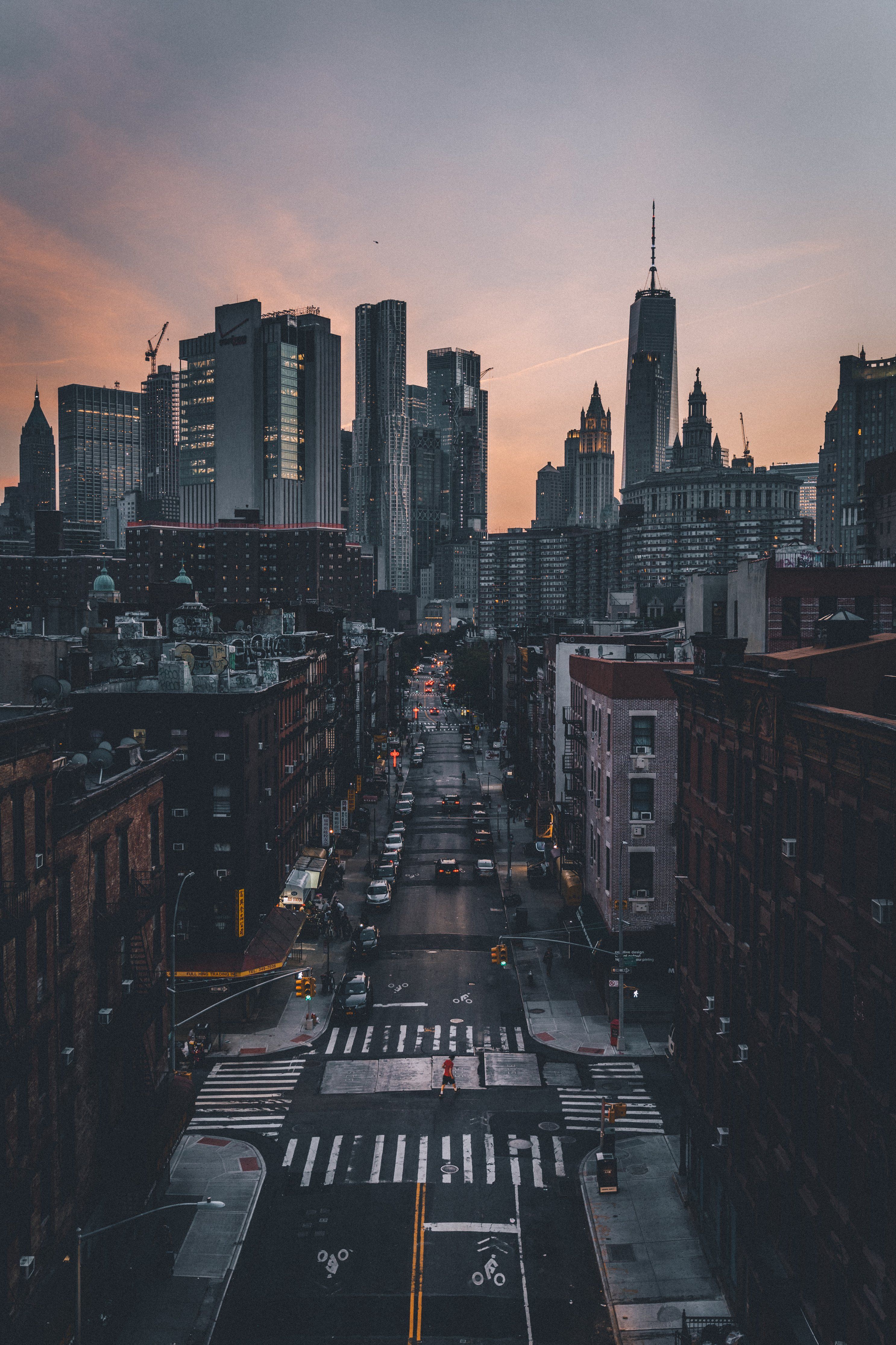 2973x4460 City Dusk View Royalty Free Photo