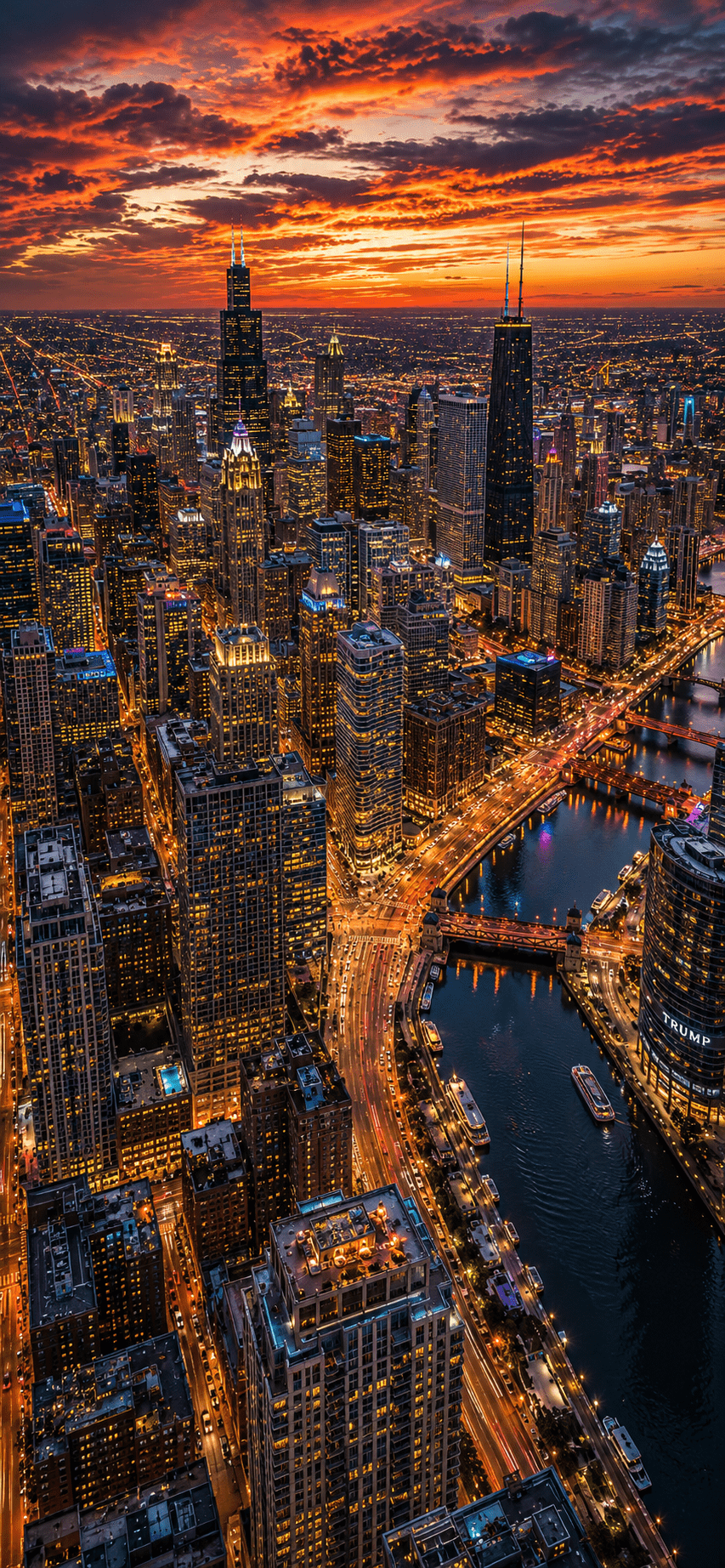 853x1844 4k Cities