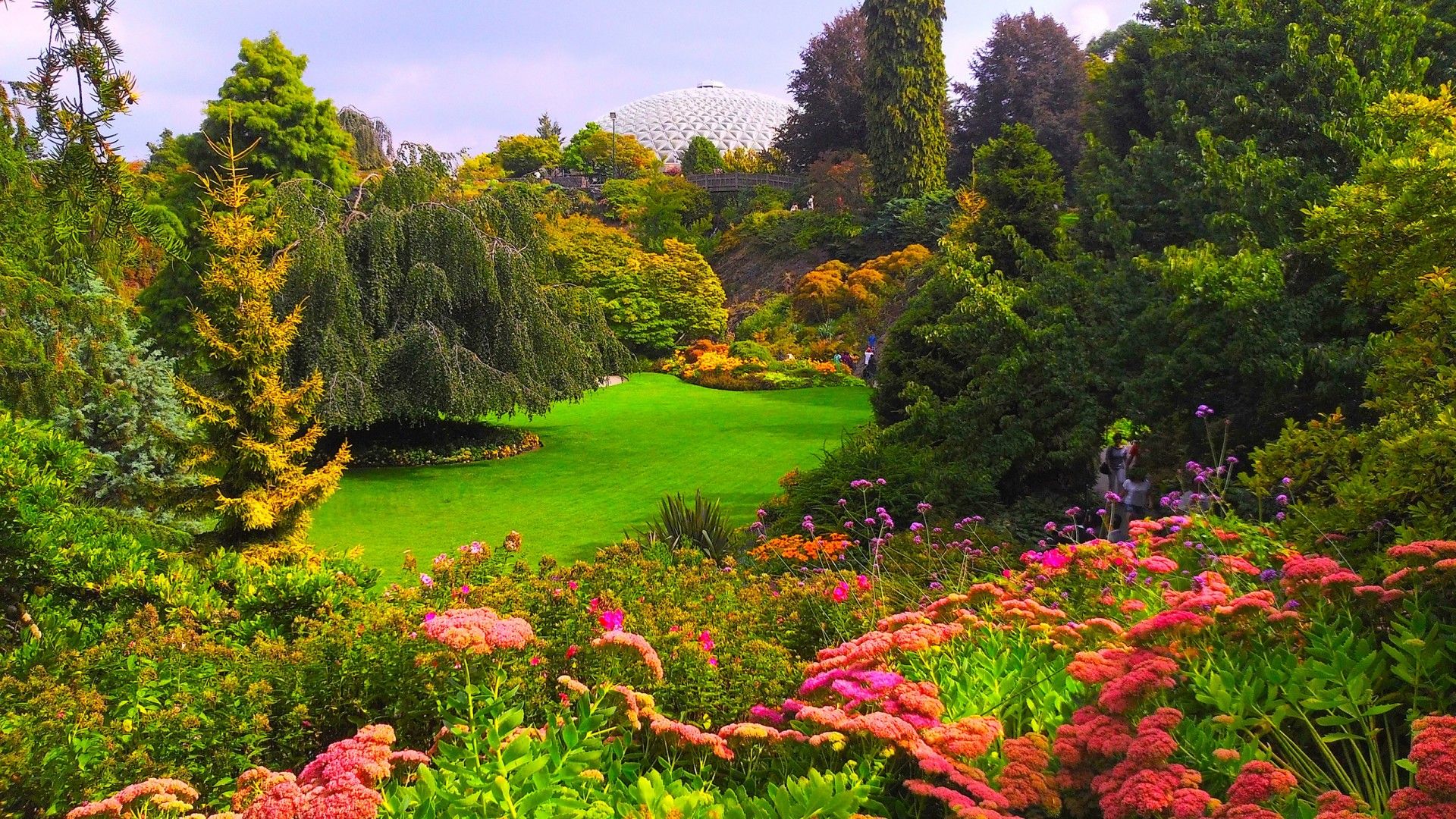 1920x1080 Canada Queen Elizabeth Gardens During Spring Vancouver HD Garden Wallpaper
