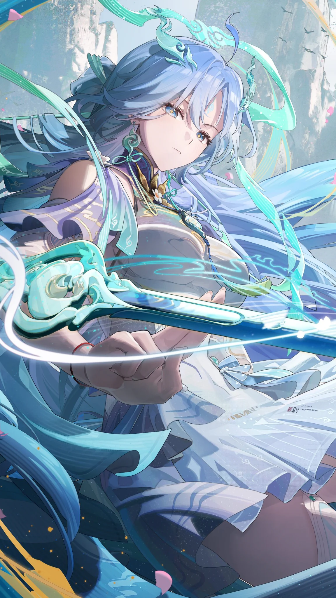 1152x2048 Kiriyume on X: Cleaned 4k Qingxiao EP Wallpaper (+Mobile)!! Kuro is starting to release EP wallpaper too now? Can't want to see what other EP covers they have in store for us