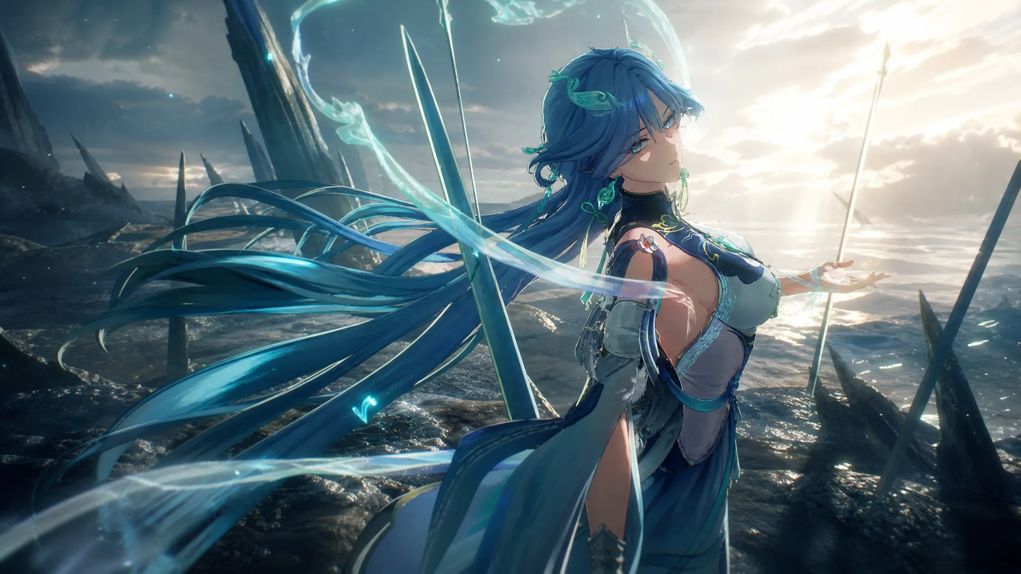 2048x1152 Wuthering Waves: Best Qingxiao Build for Echoes, Weapons, and Teams