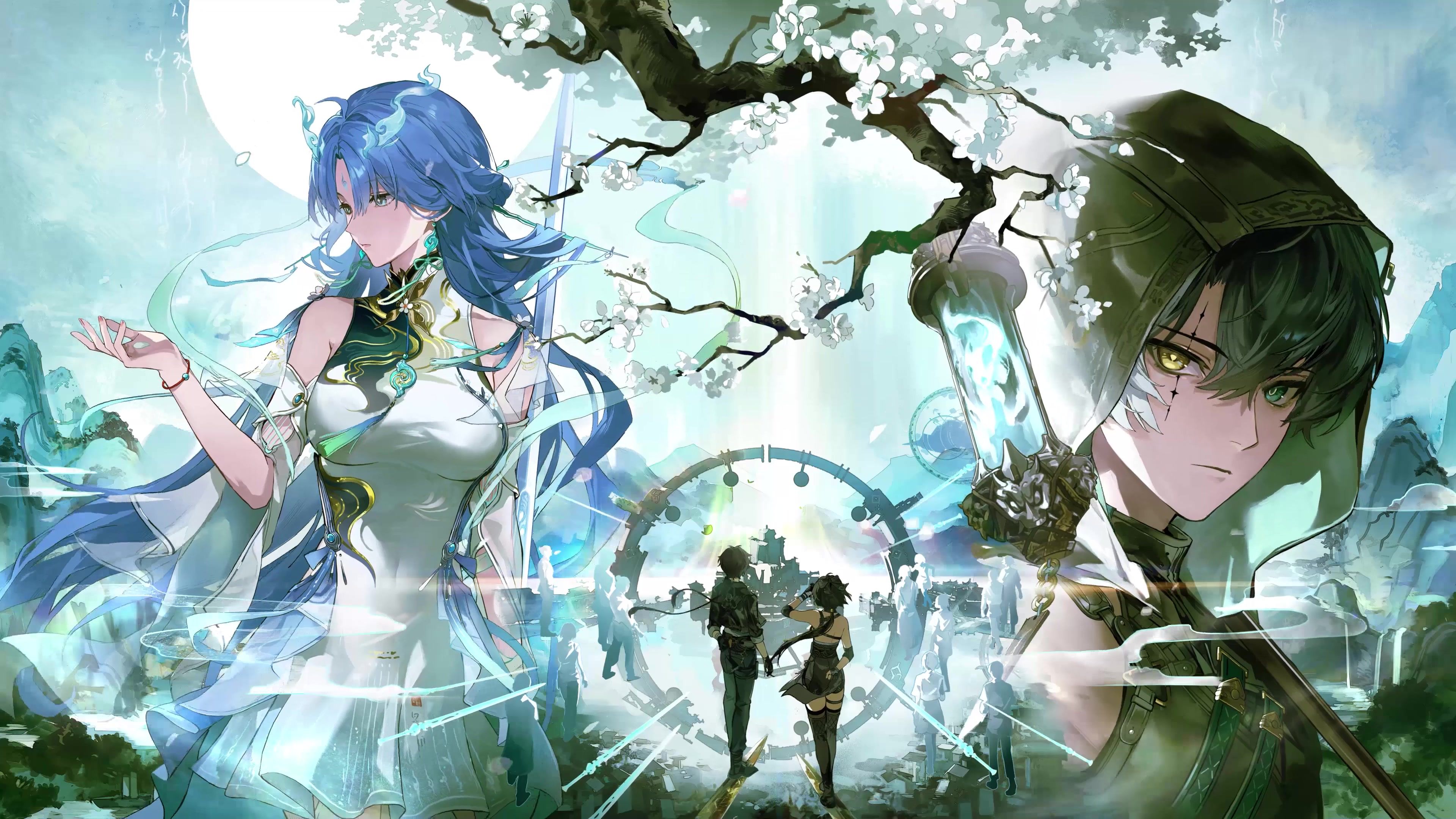 3840x2160 Qingxiao & Jingran Live Wallpaper