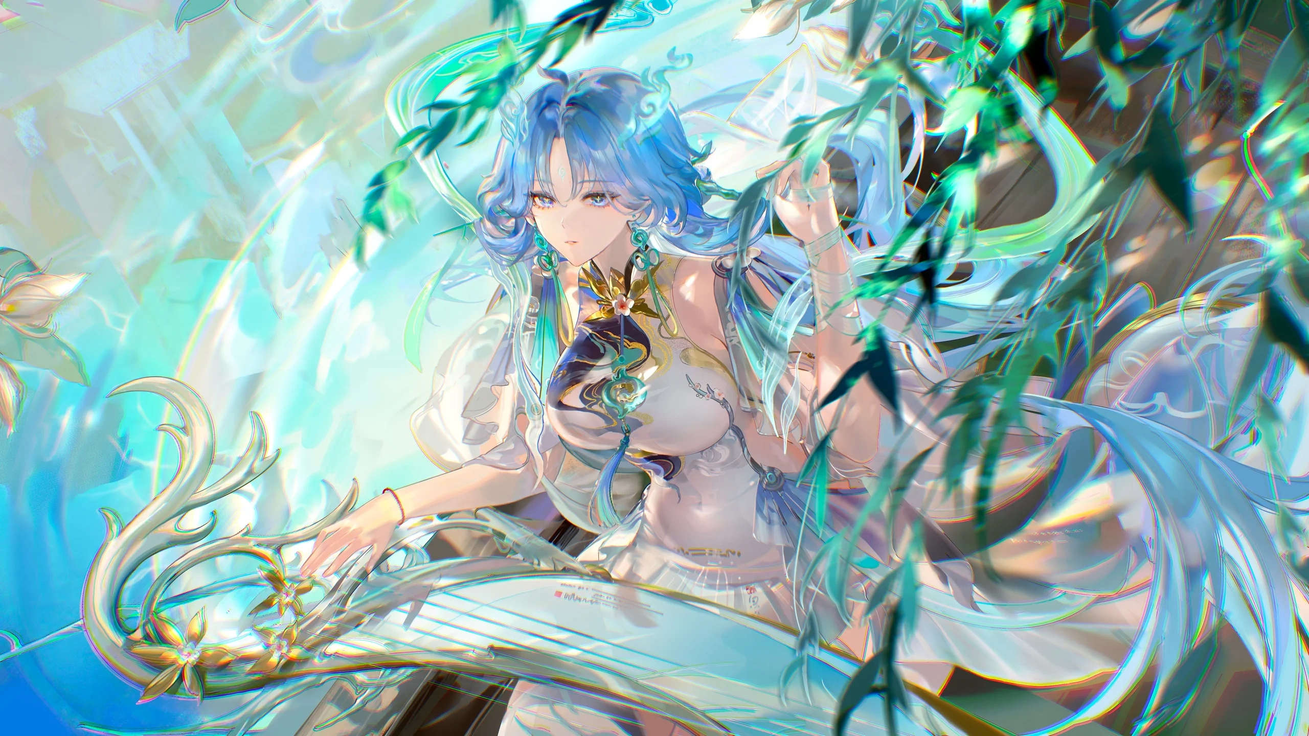 2560x1440 Qingxiao Wuthering Waves 4K Anime Wallpaperx3600