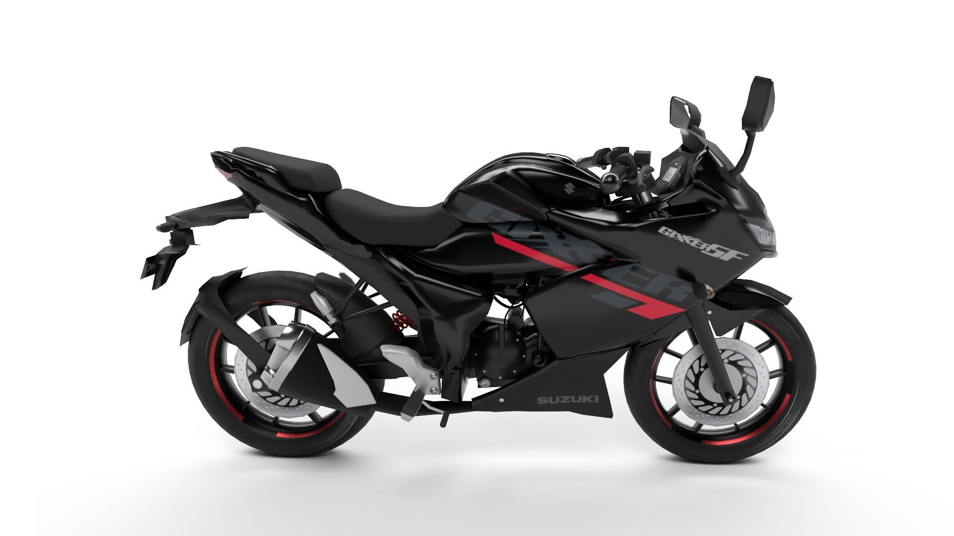 1920x1080 Suzuki Gixxer Sf 3D Model
