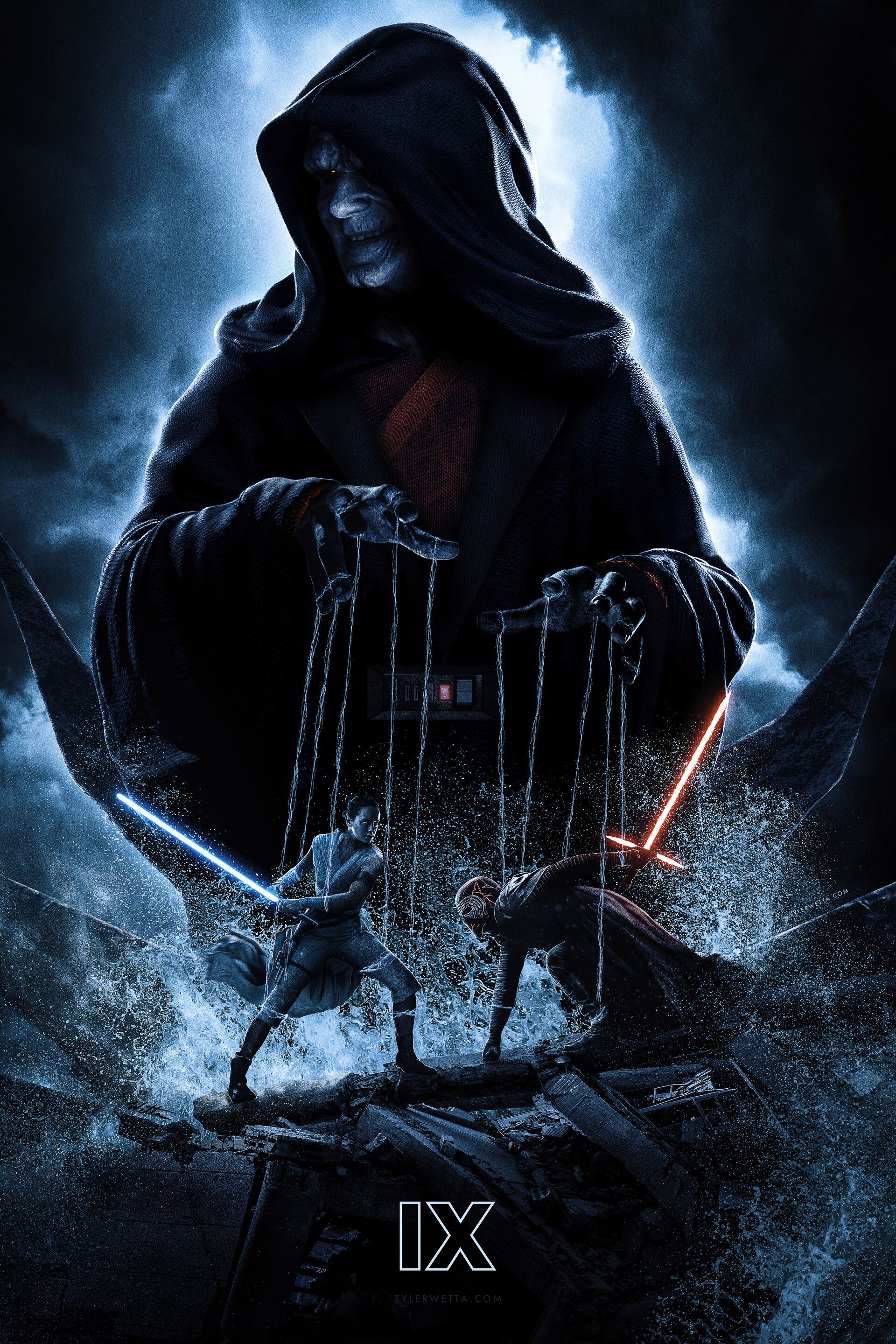 1920x2880 Star Wars: The Rise of Skywalker Puppet Master Poster