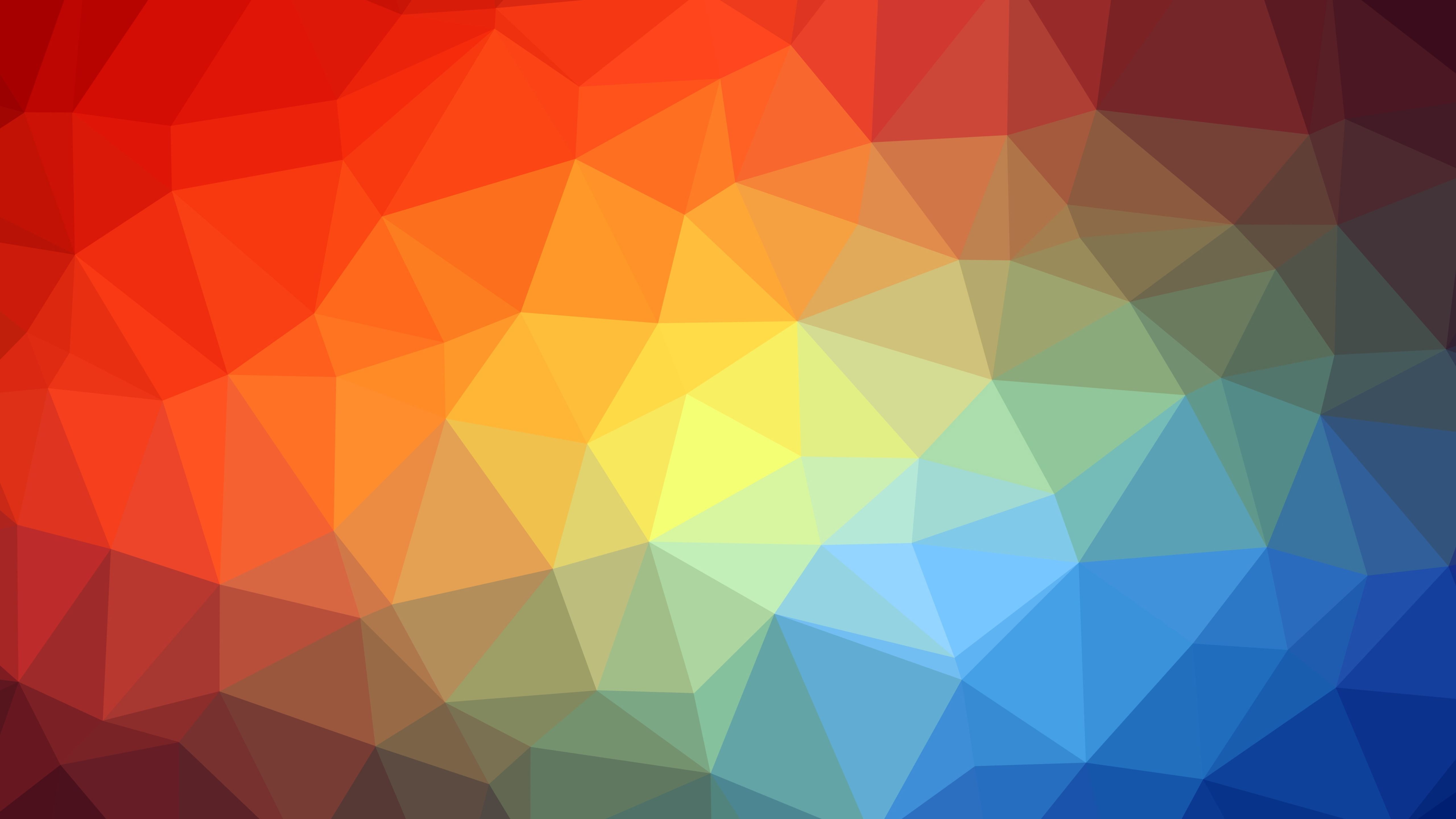 5120x2880 Colorful Triangle Geometric Shapes 4K 5K HD Geometric Wallpaper