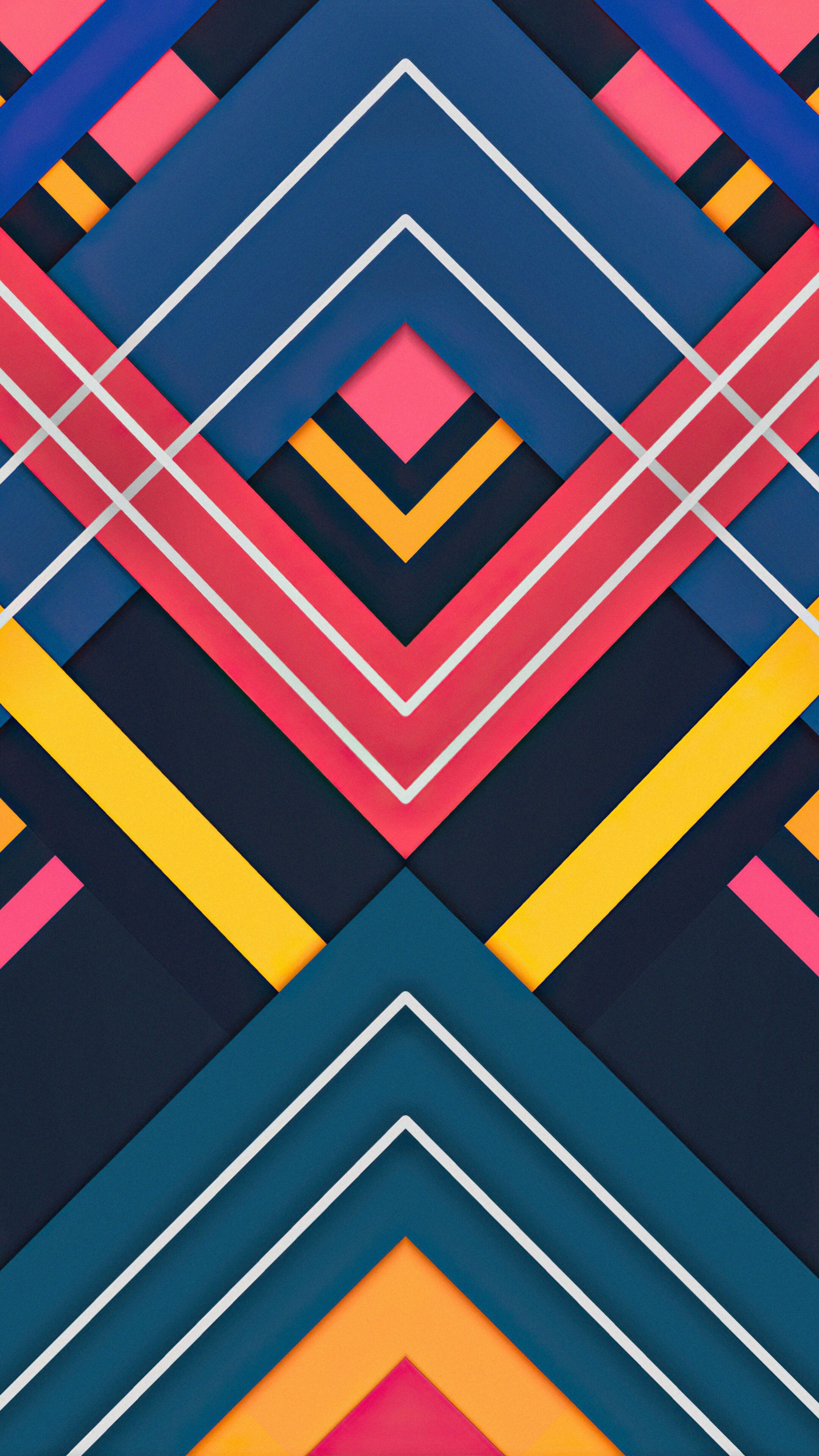 2160x3840 Geometric Abstract Wallpaper