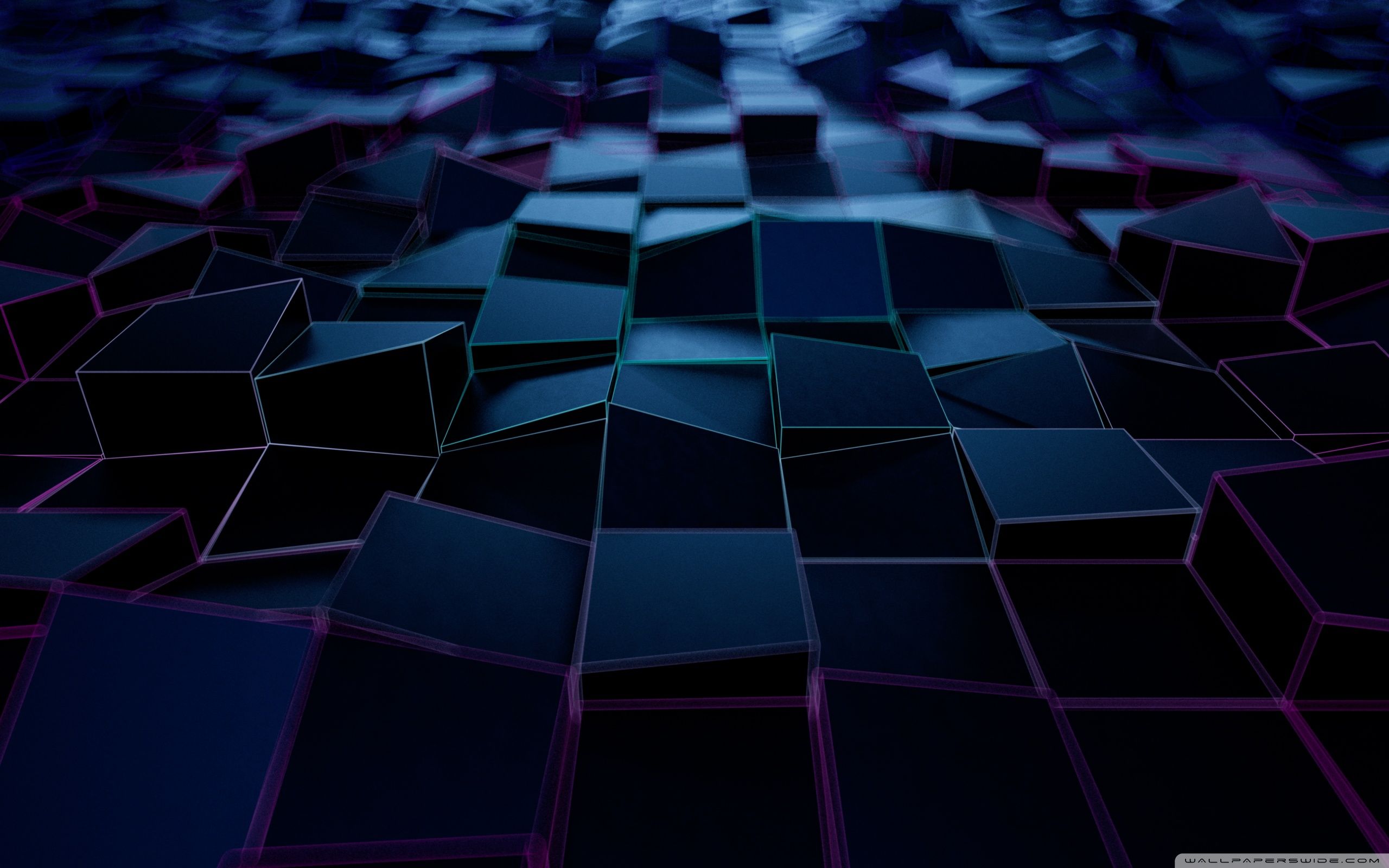 2560x1600 3D Geometric Abstract Dark Background 4K UHD Wallpaper for UltraHD Desktop and TV : Widescreen and UltraWide Display : Dual Monitor : Smartphone and Tablet Devices