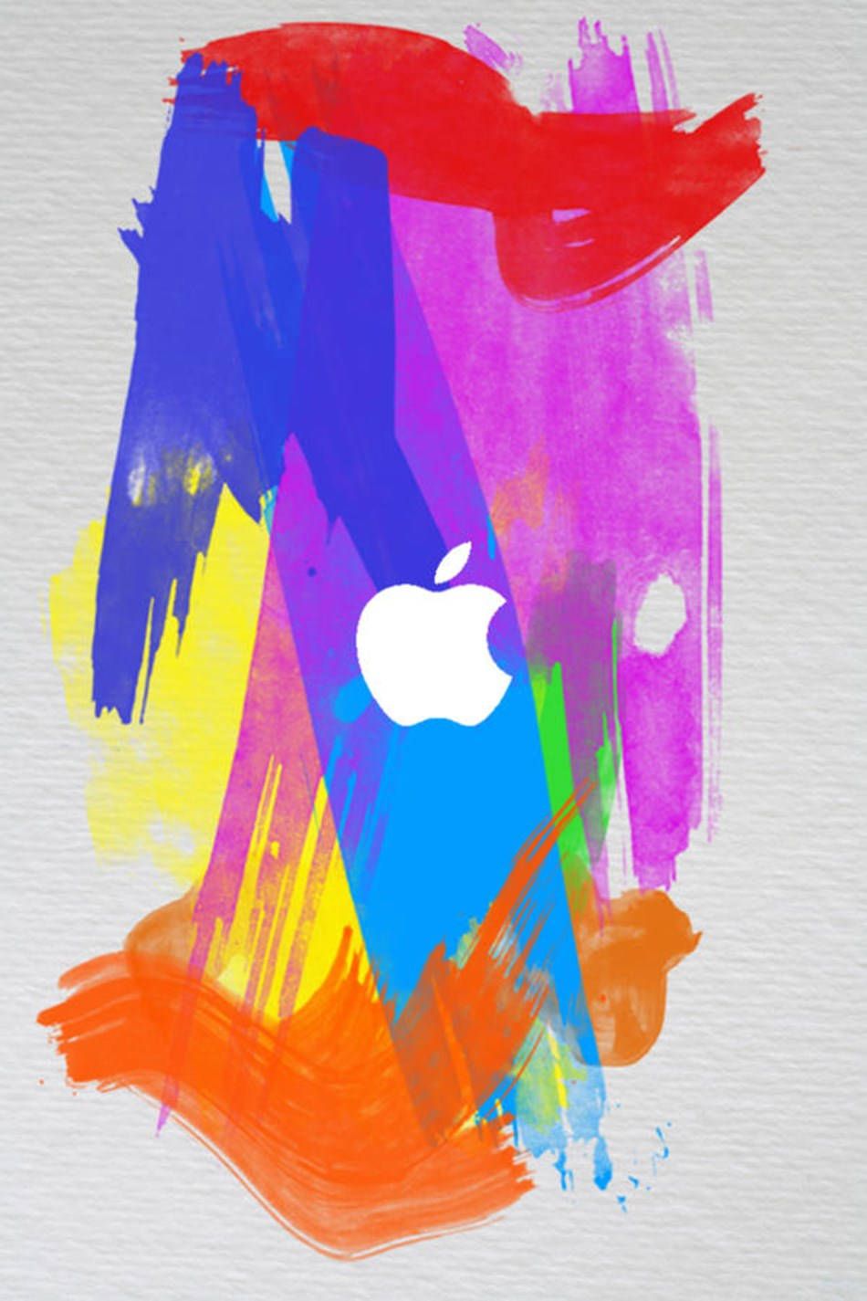 950x1425 Download Sleek iPod Touch in Blue Wallpaper