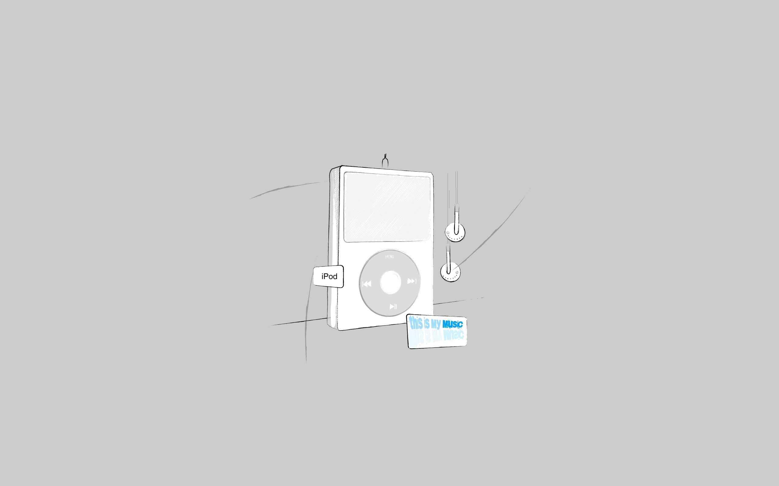2560x1600 Free music, ipod, apple 2K wallpaper for desktop and phone