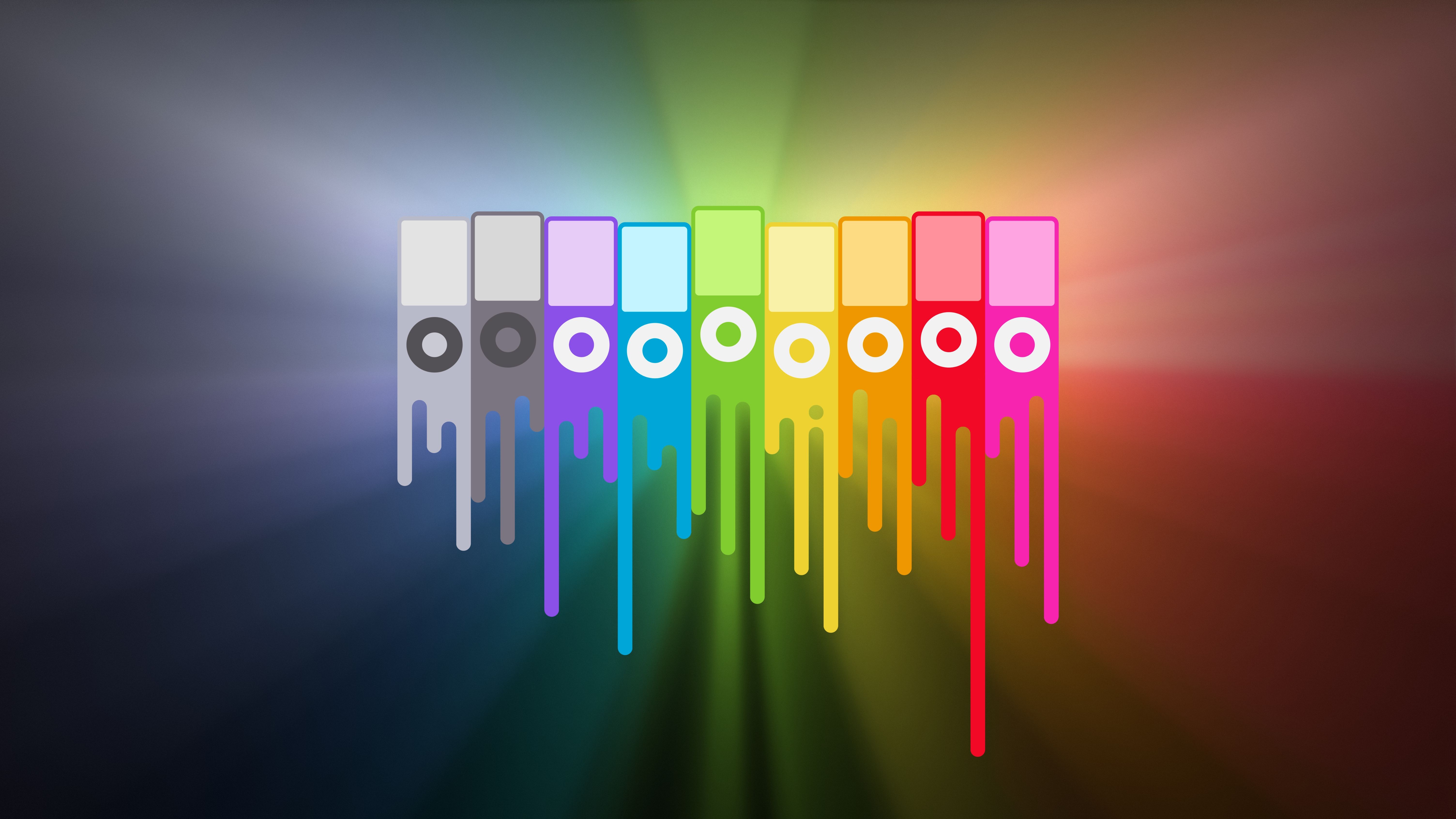 6016x3384 iPod nano chromatic wallpaper pack