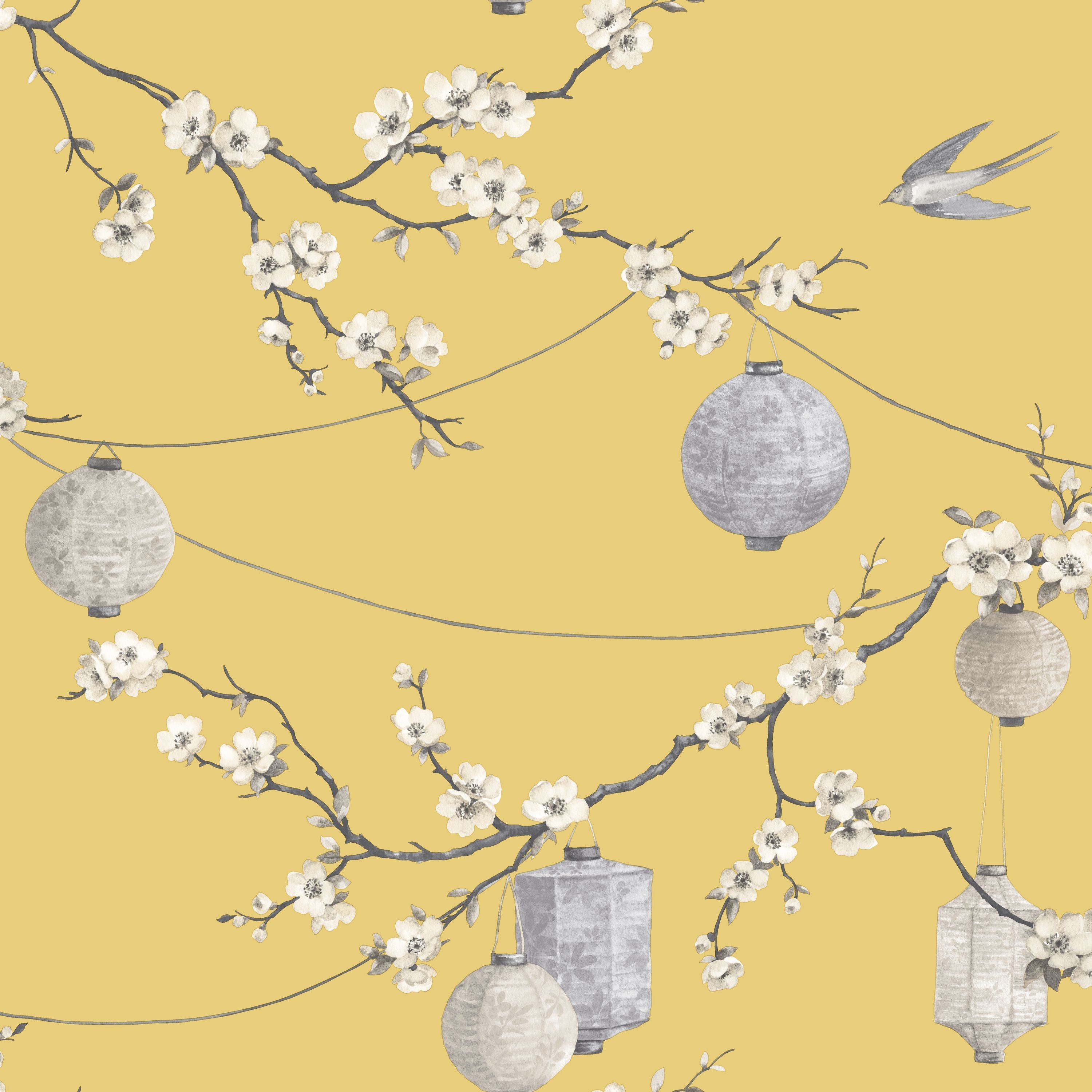 3000x3000 Arthouse 56 Sq Ft Yellow Paper Scenic Unpasted Wallpaper At