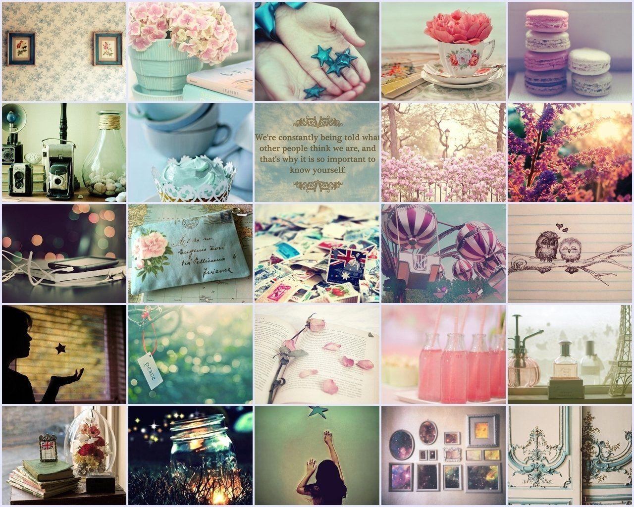 1280x1024 Cute Vintage Desktop Wallpaper