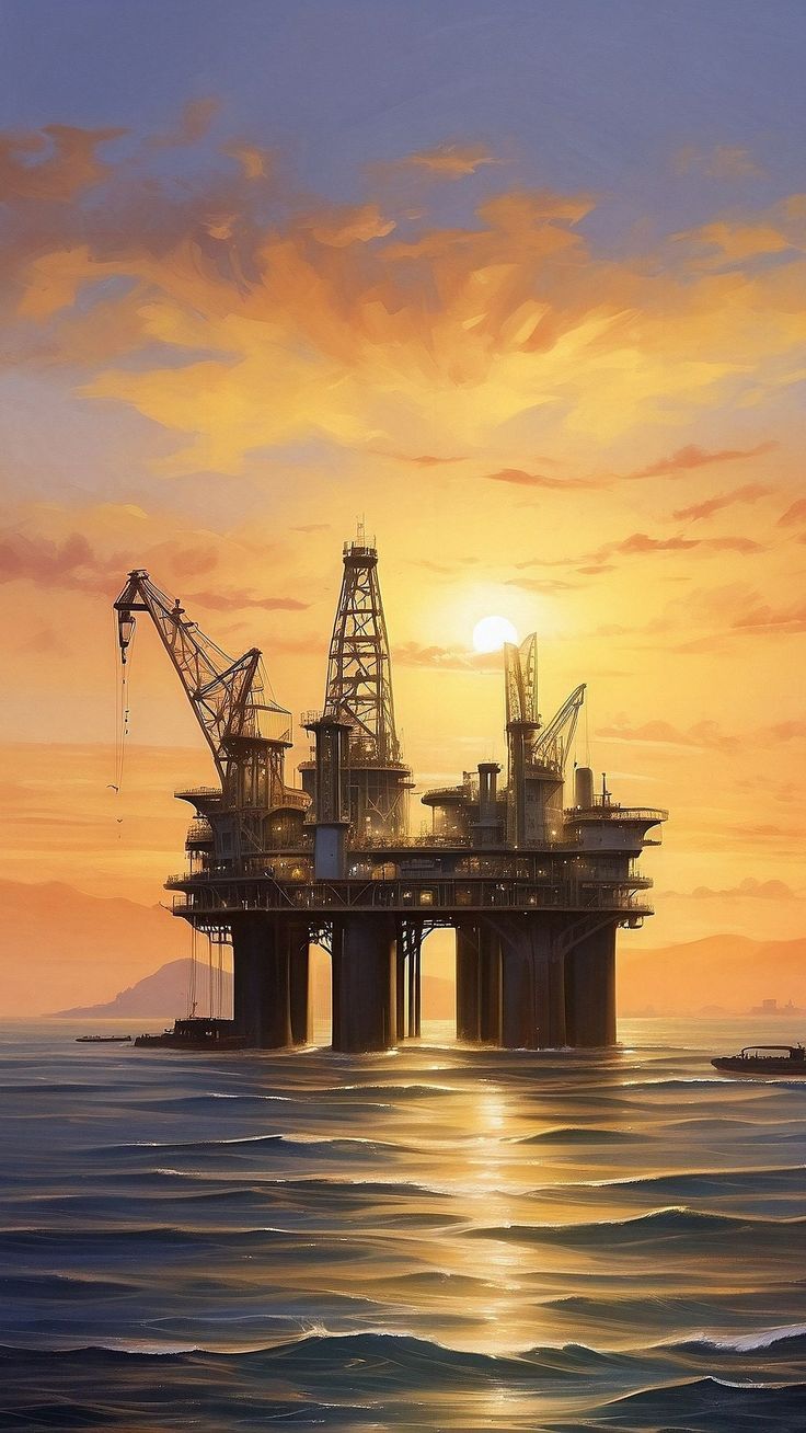 736x1308 Wallpaper sea, sunset, oil, Space 4K by ♤CRISTIAN♧¿. Download wallpaper sea, sunset, oil for free