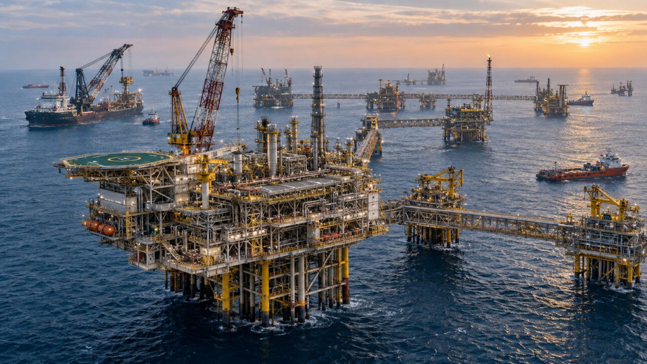 1290x726 The Offshore Platform Operating At 450 Meters Deep In The Gulf Of Mexico