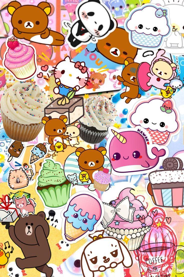 736x1105 Kawaii Wallpaper Pop Art Collage .