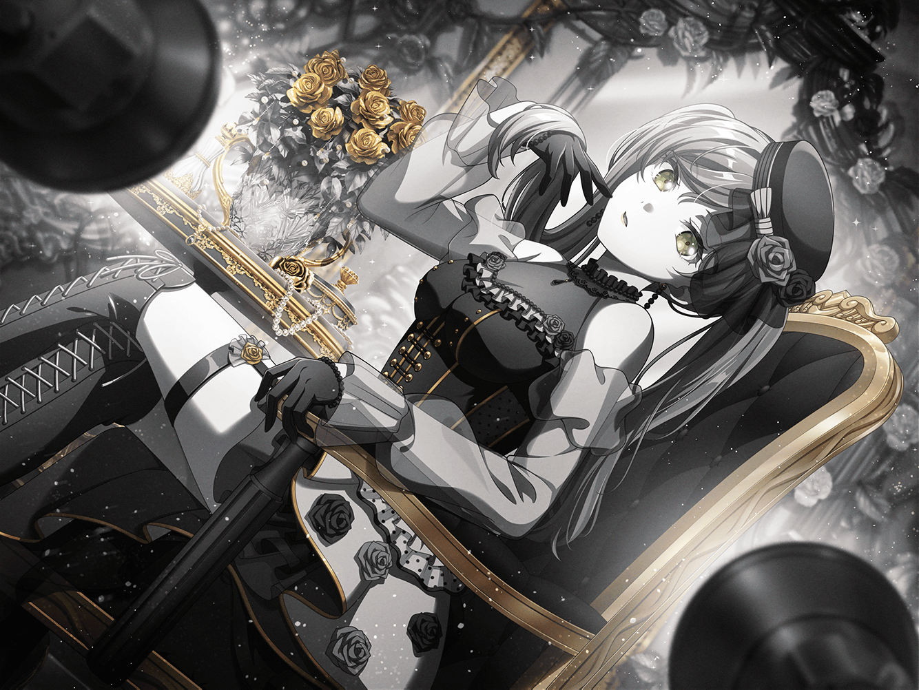 1334x1002 Lisa Imai Increasingly Distant Back. Cards list. Girls Band Party. Bandori Party Dream! Girls Band Party