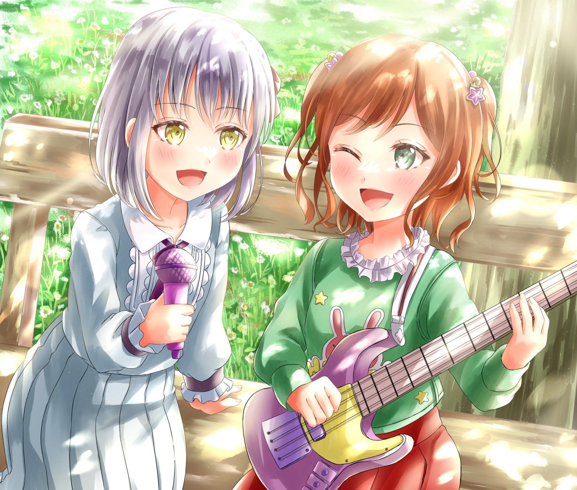 1920x1630 Download Yukina Minato Lisa Imai Anime BanG Dream! Girls Band Party! HD Wallpaperx1739